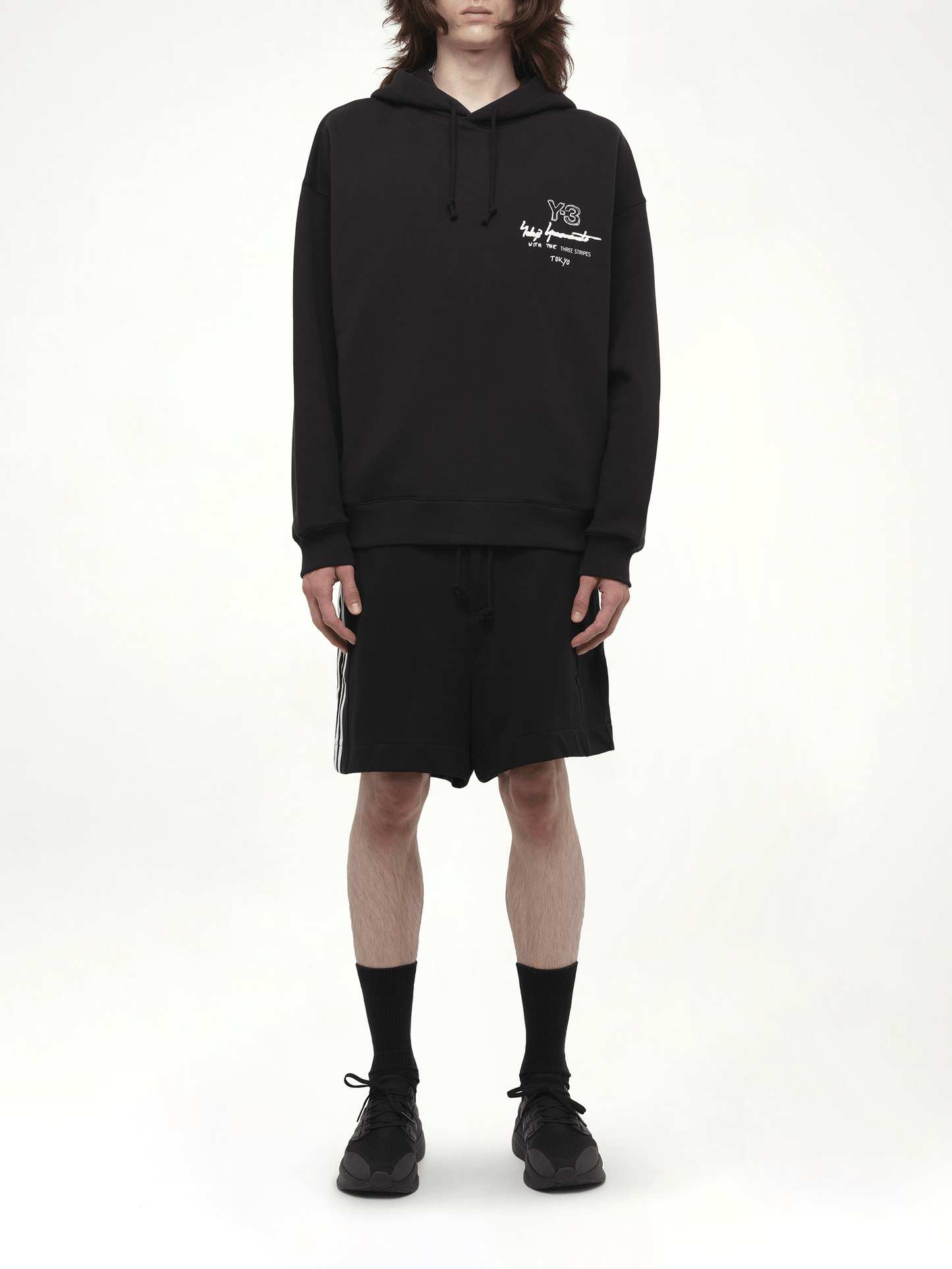 Graphic Ft Hoodie in Black