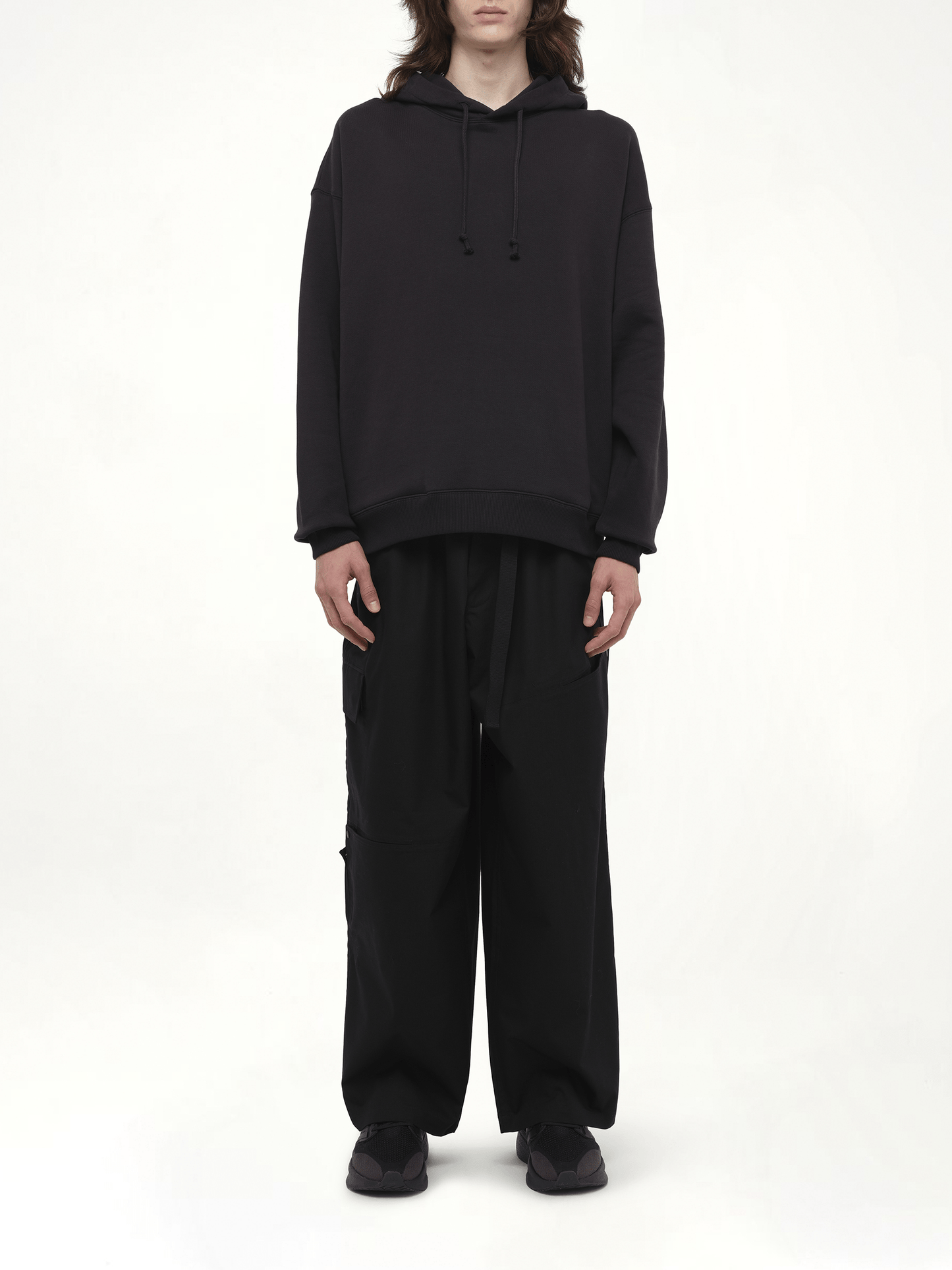 Graphic Hoodie in Black