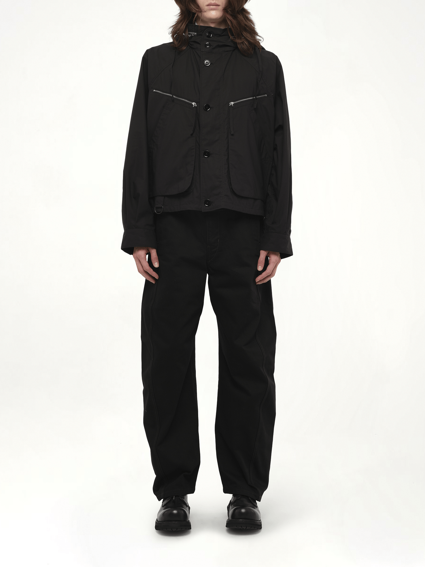 Parachute Blouson in Black