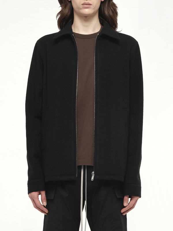 Wool Brad Jacket in Black