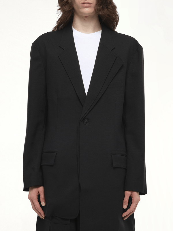 运动制服黑色西装外套