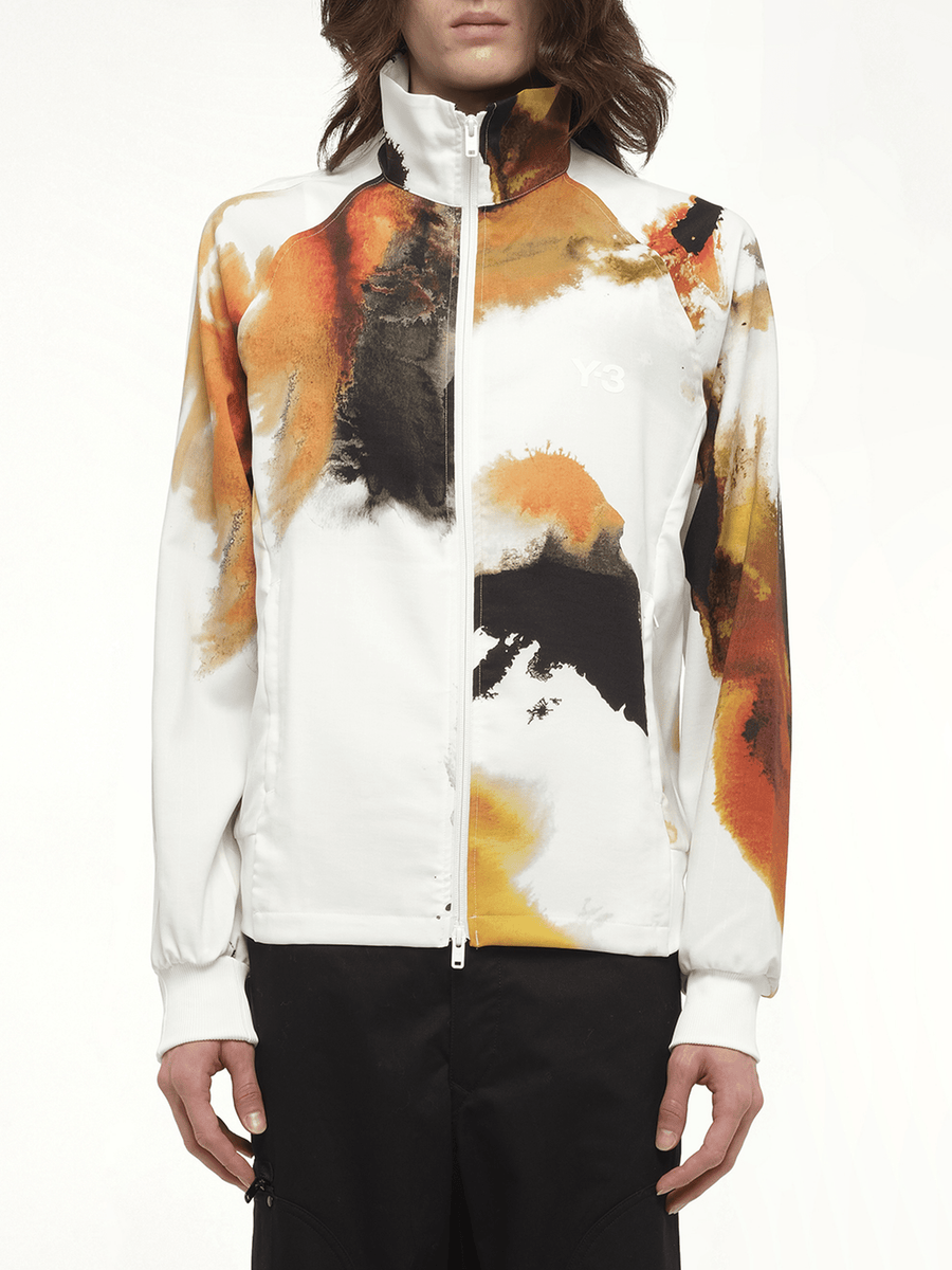 Aop Track Top 3-Stripes in White