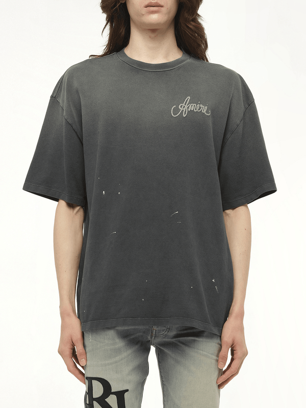 Amiri Design Studio 黑色 T 恤