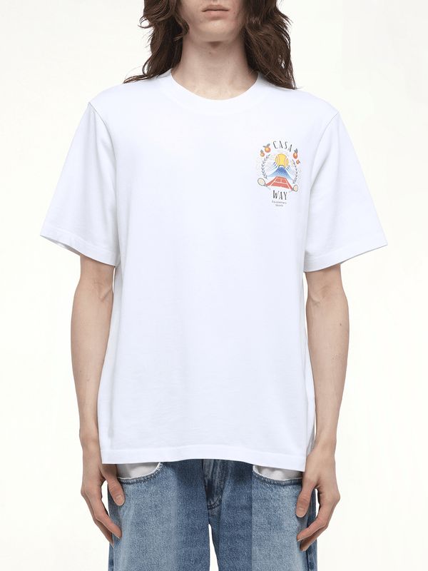 カサウェイマウンテンTシャツ ホワイト