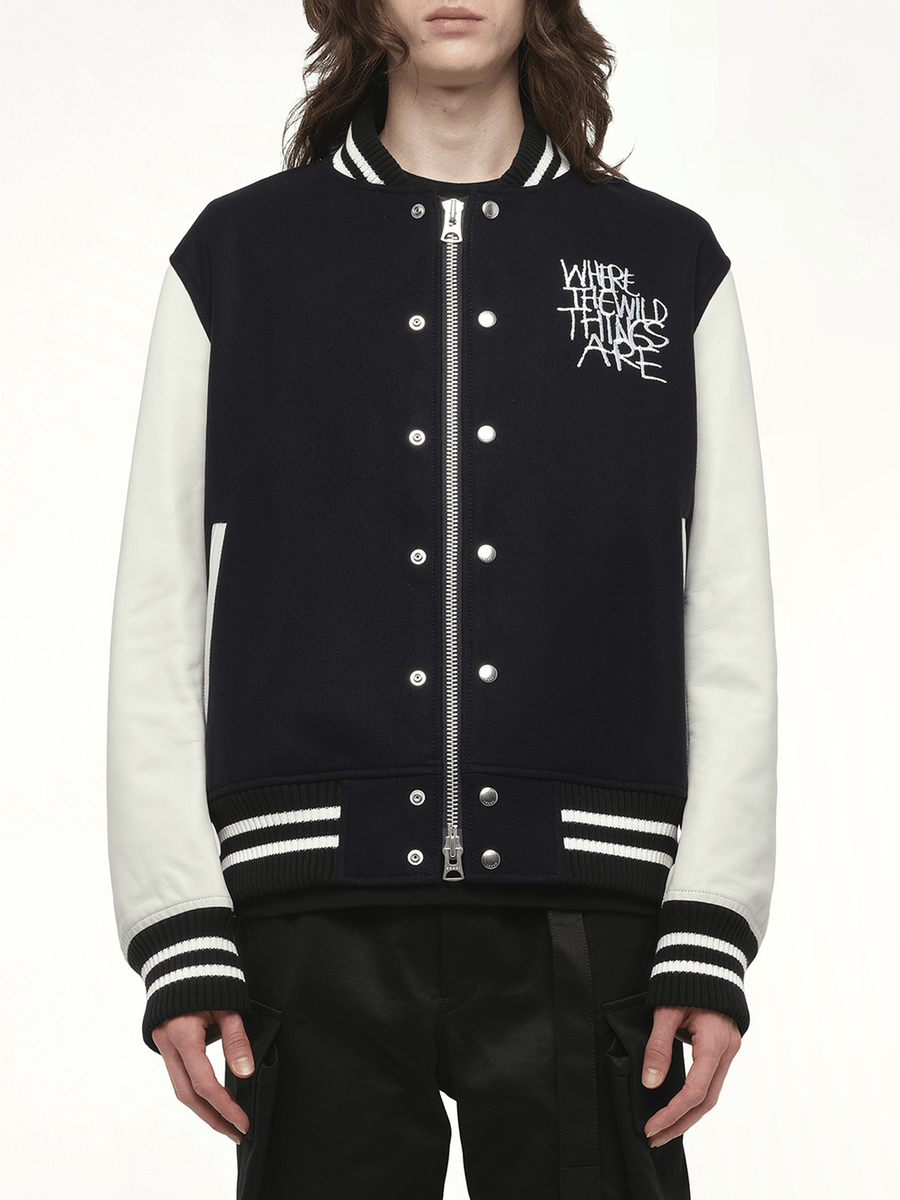 WHERE THE WILD THINGS ARE Blouson in Navy/Off White