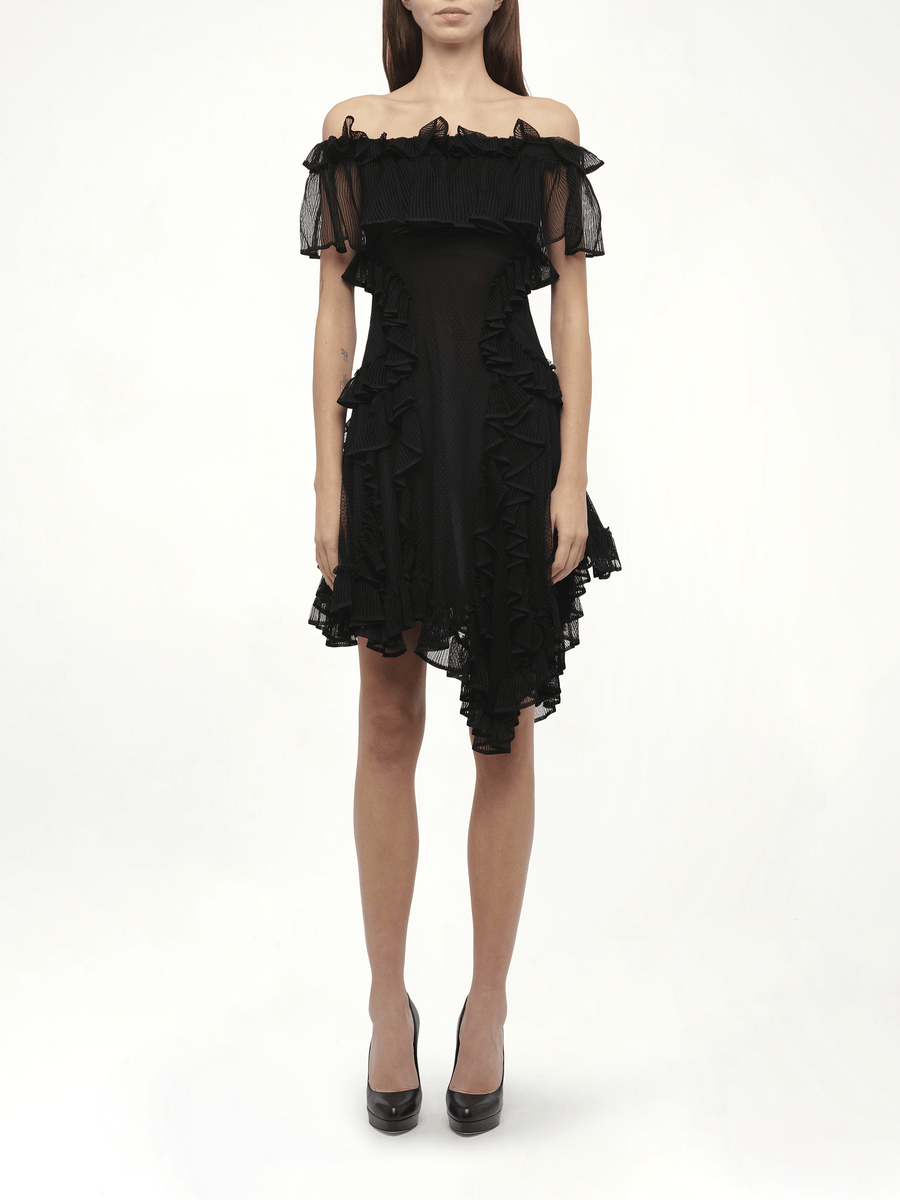 Off Shoulder Dress in Black