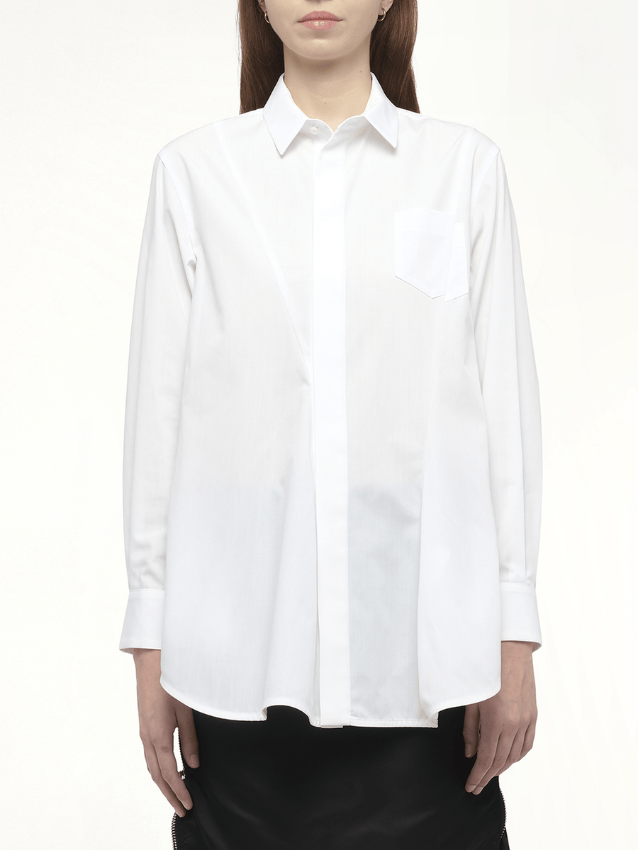 Poplin Shirt in Off White