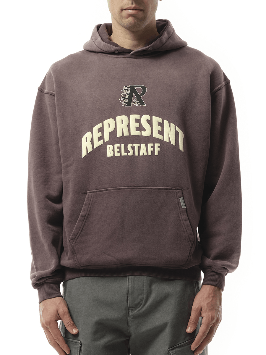 Represent Represent X Belstaff Flame Phoenix Hoodie in Plum