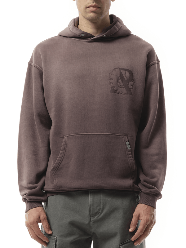 Represent Represent X Belstaff Outline Phoenix Hoodie in Plum