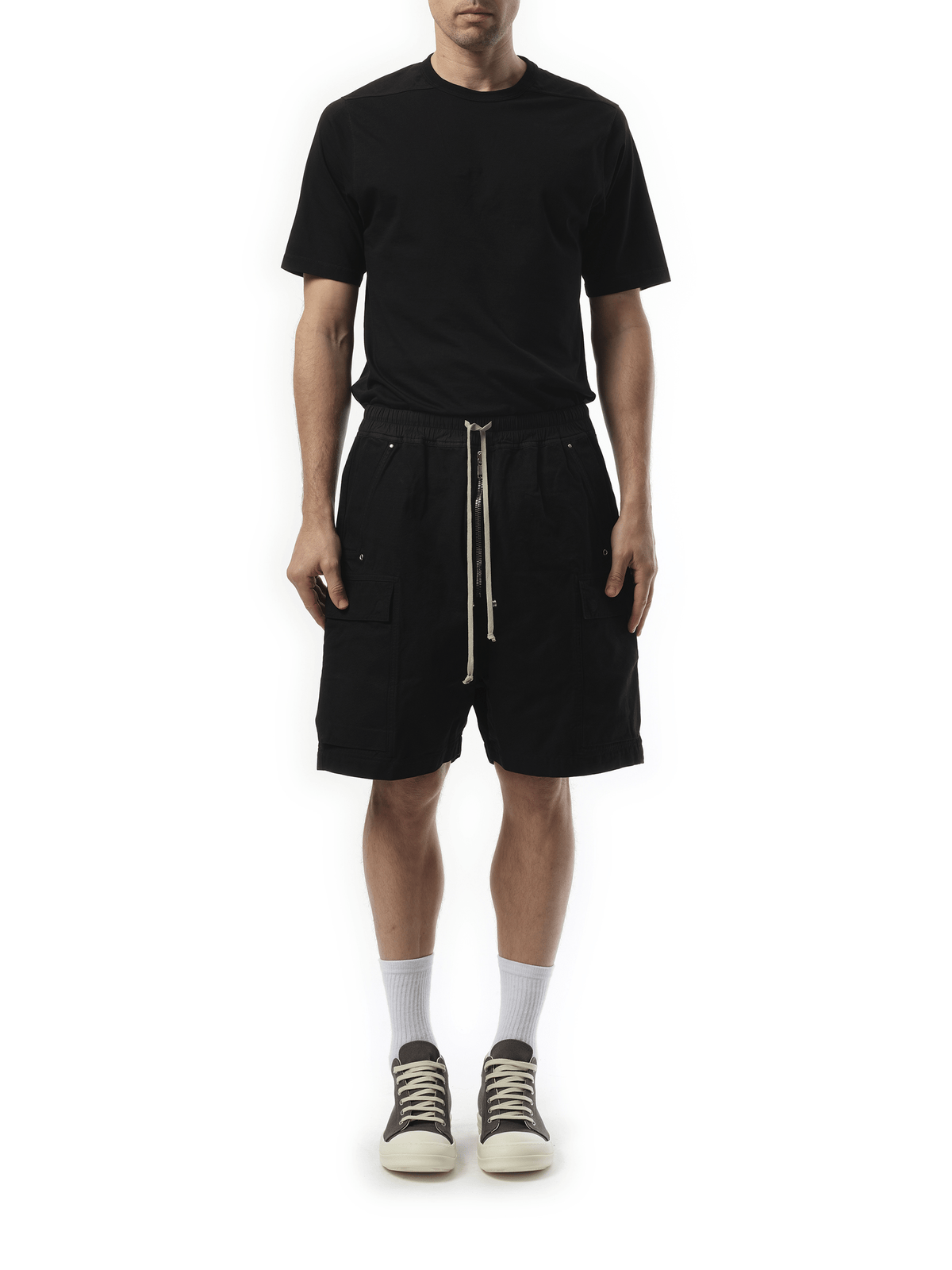 Rick Owens Drkshdw Cargobela Shorts in Black
