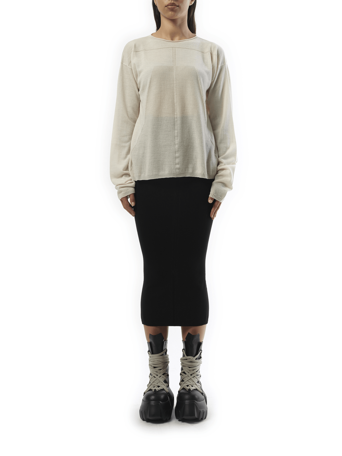 Rick Owens Knit Pullover in Dinge