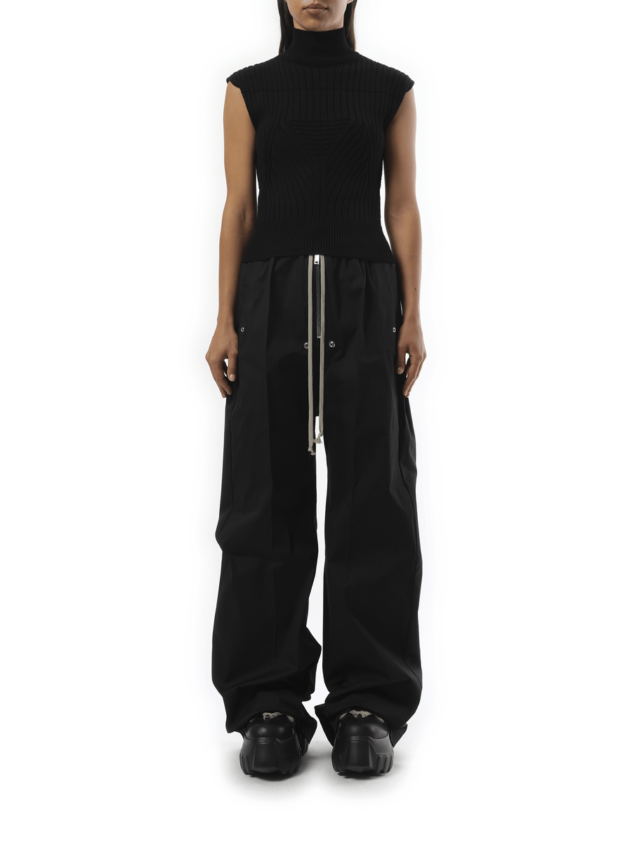 Rick Owens Megarib Sleeveless Turtle in Black
