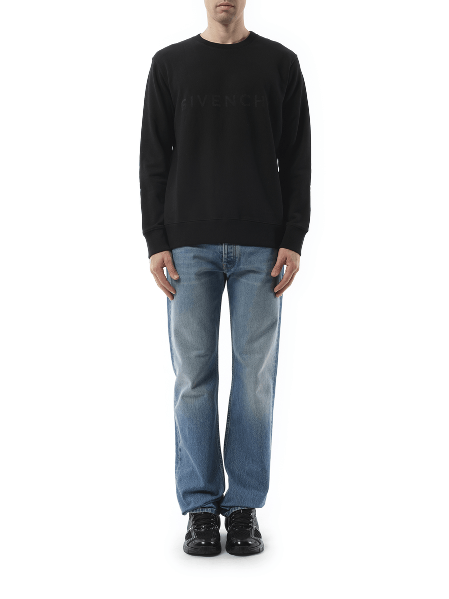 Givenchy 4G Archetype Spray Sweatshirt in Black/White
