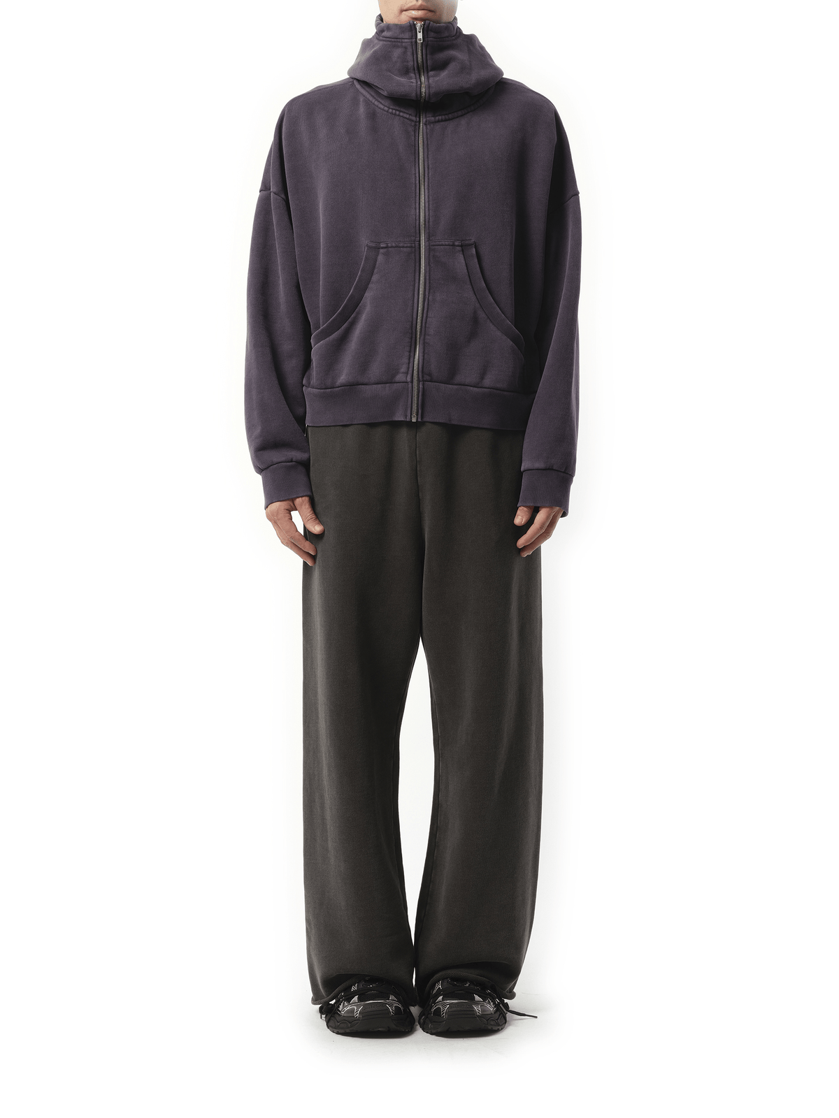 Entire Studios Full Zip Hoodie in Ink