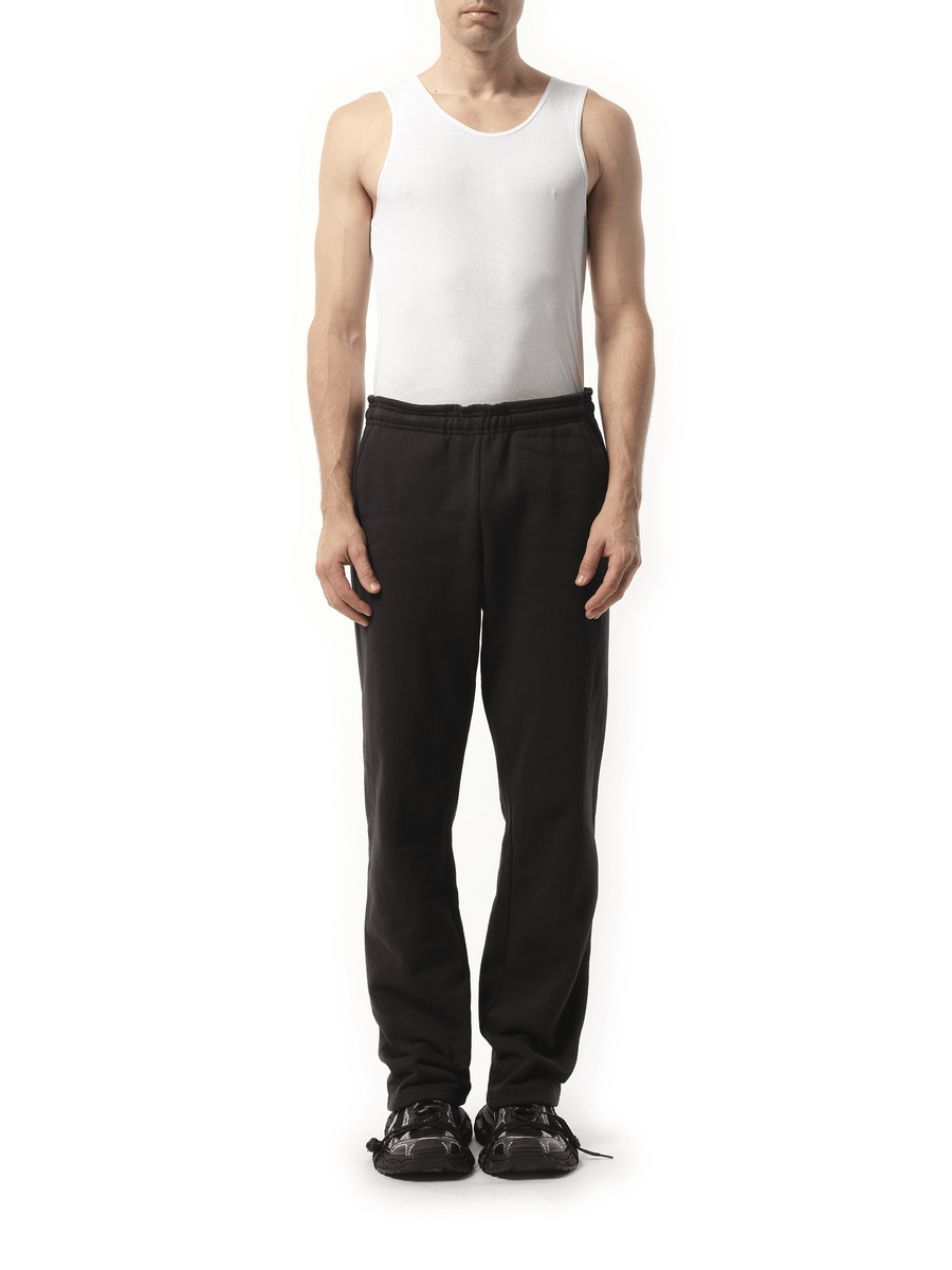 Entire Studios Straight-Leg Sweatpants in Soot