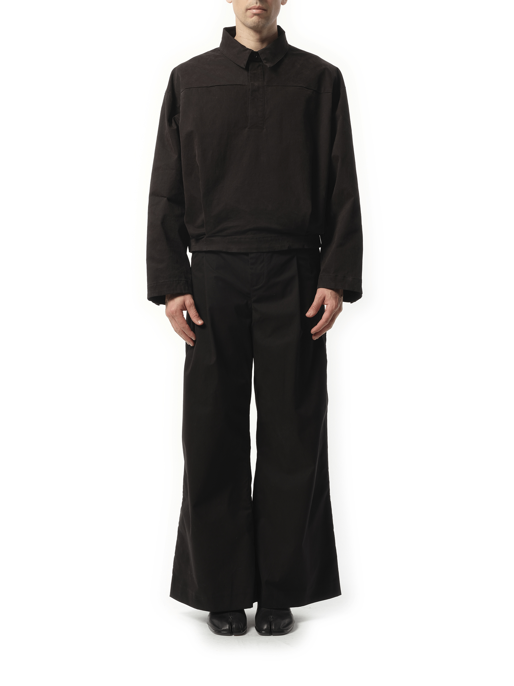 Entire Studios Ana Overshirt in Black