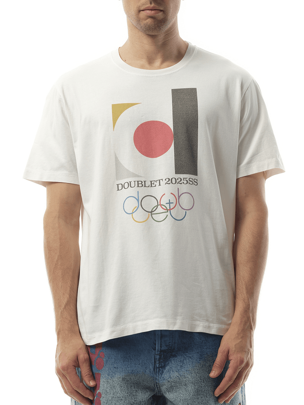 Doublet Doublet 2025SS Logo T-Shirt in White