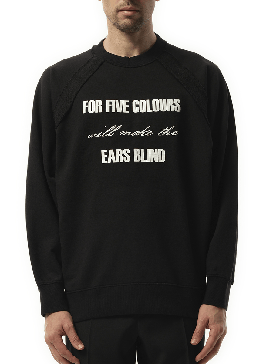 Undercover Back Logo Sweatshirt in Black1