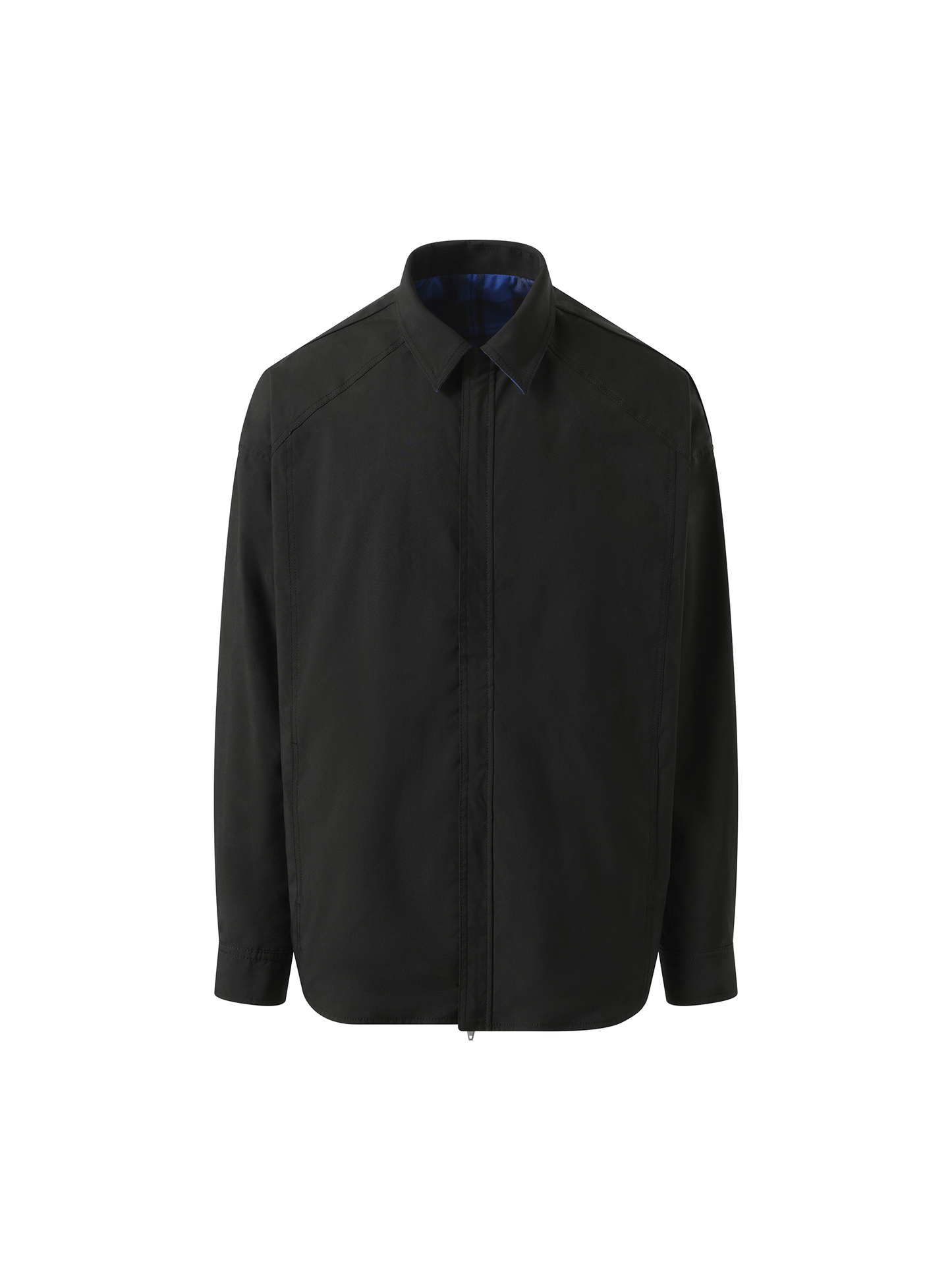 Juunj Reversible Check Shirts in Blue