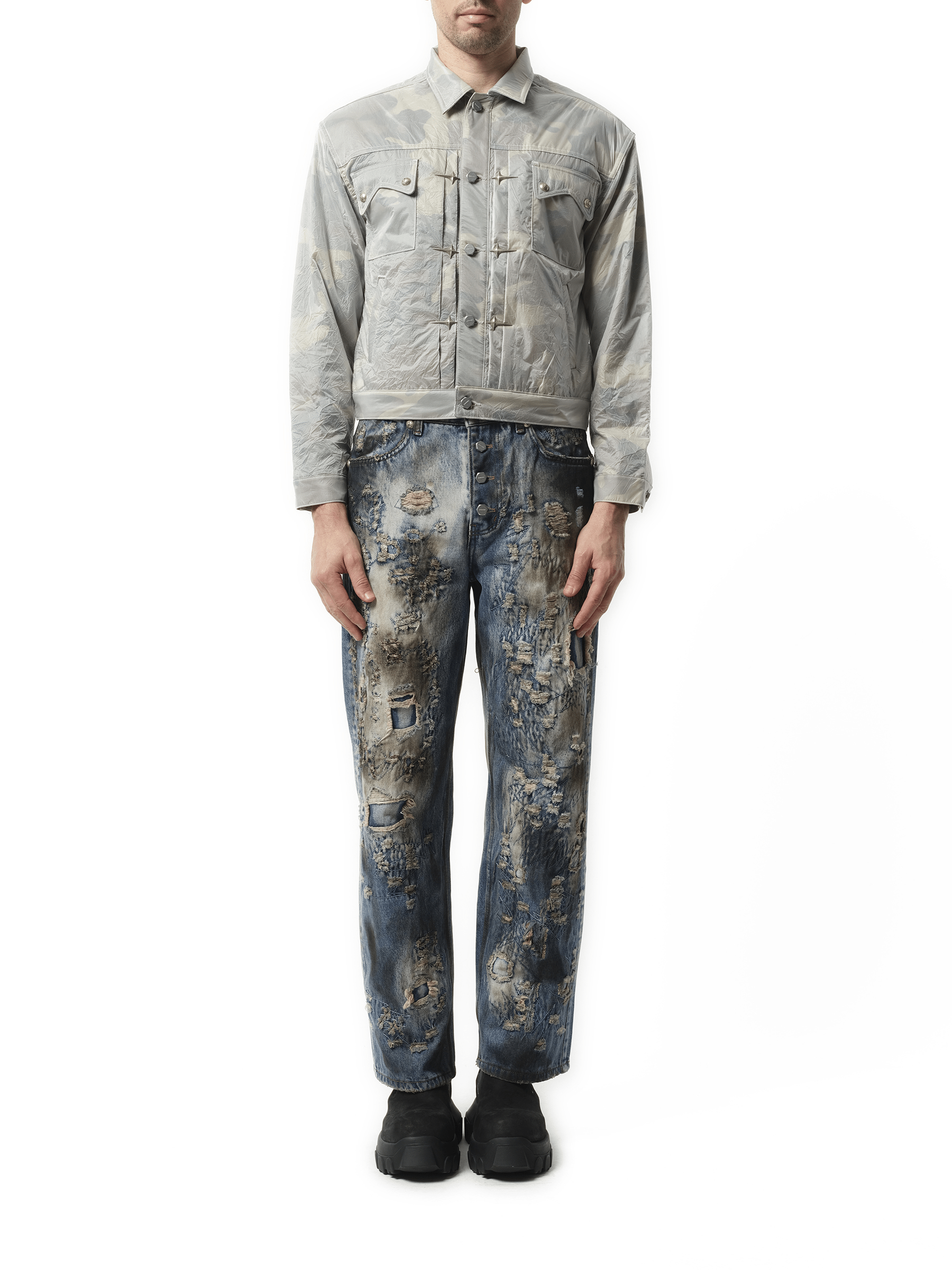 Thug Club Clouded Claw Jacket in Multicolour