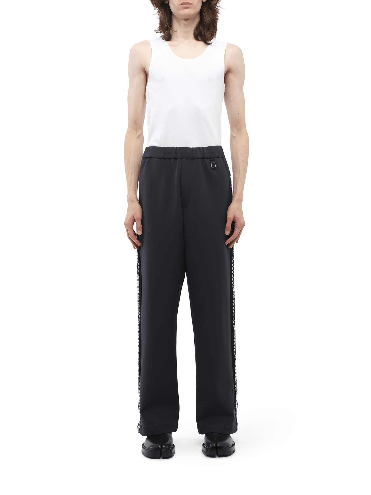 Wooyoungmi Whipstitch Pants in Navy