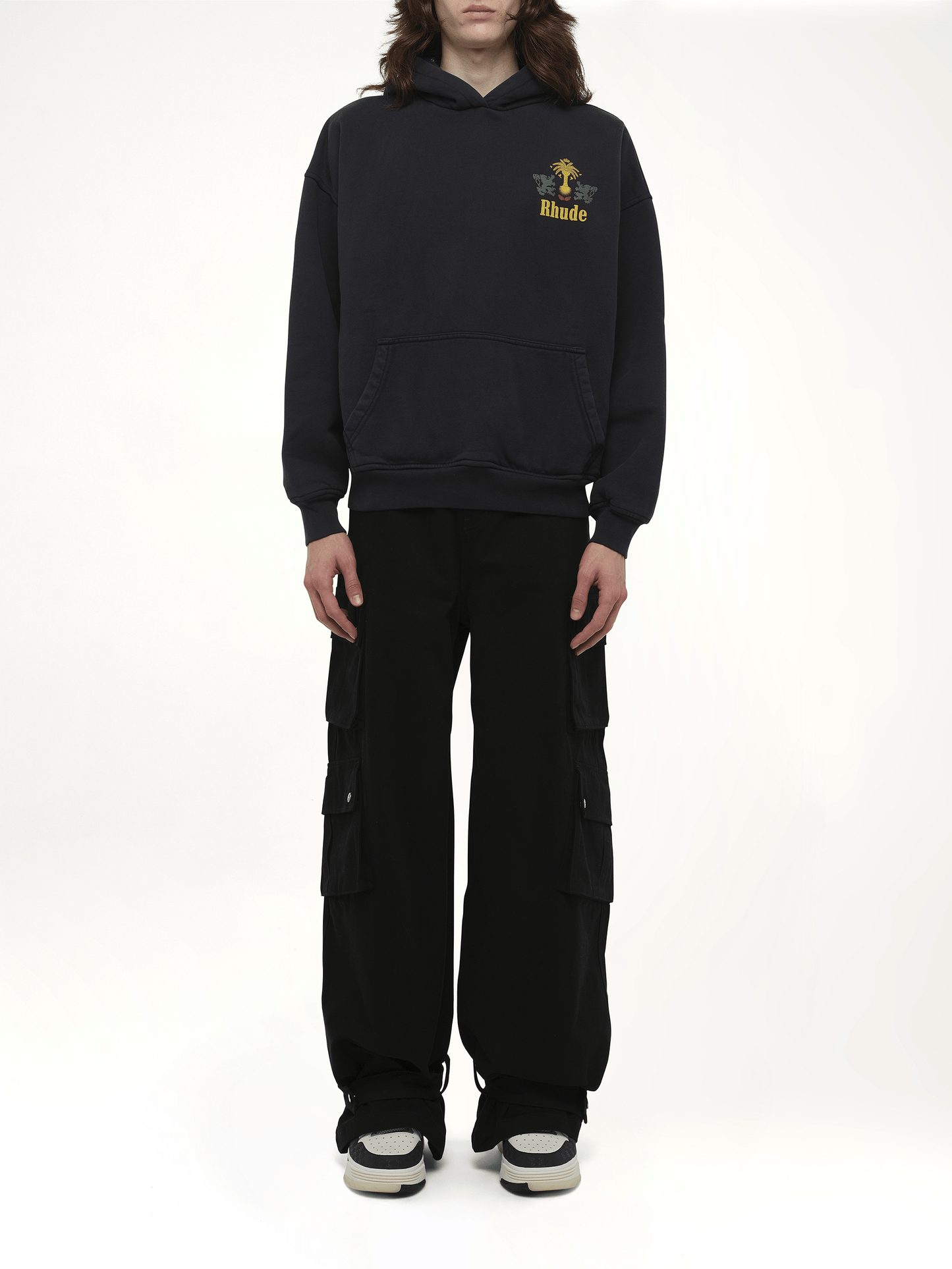 Rhude Rhude Tabaco Hoodie in Vintage Black