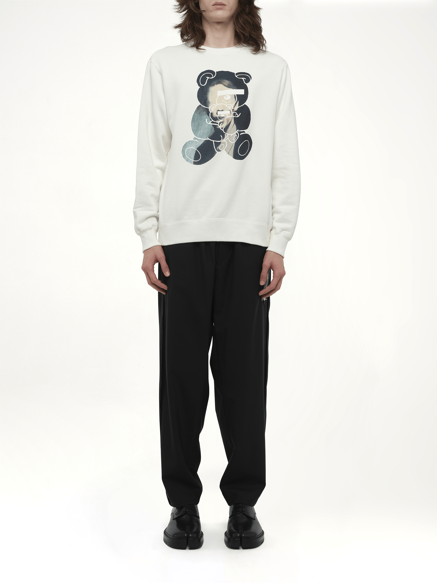Undercover Painting Printed Sweatshirt in White