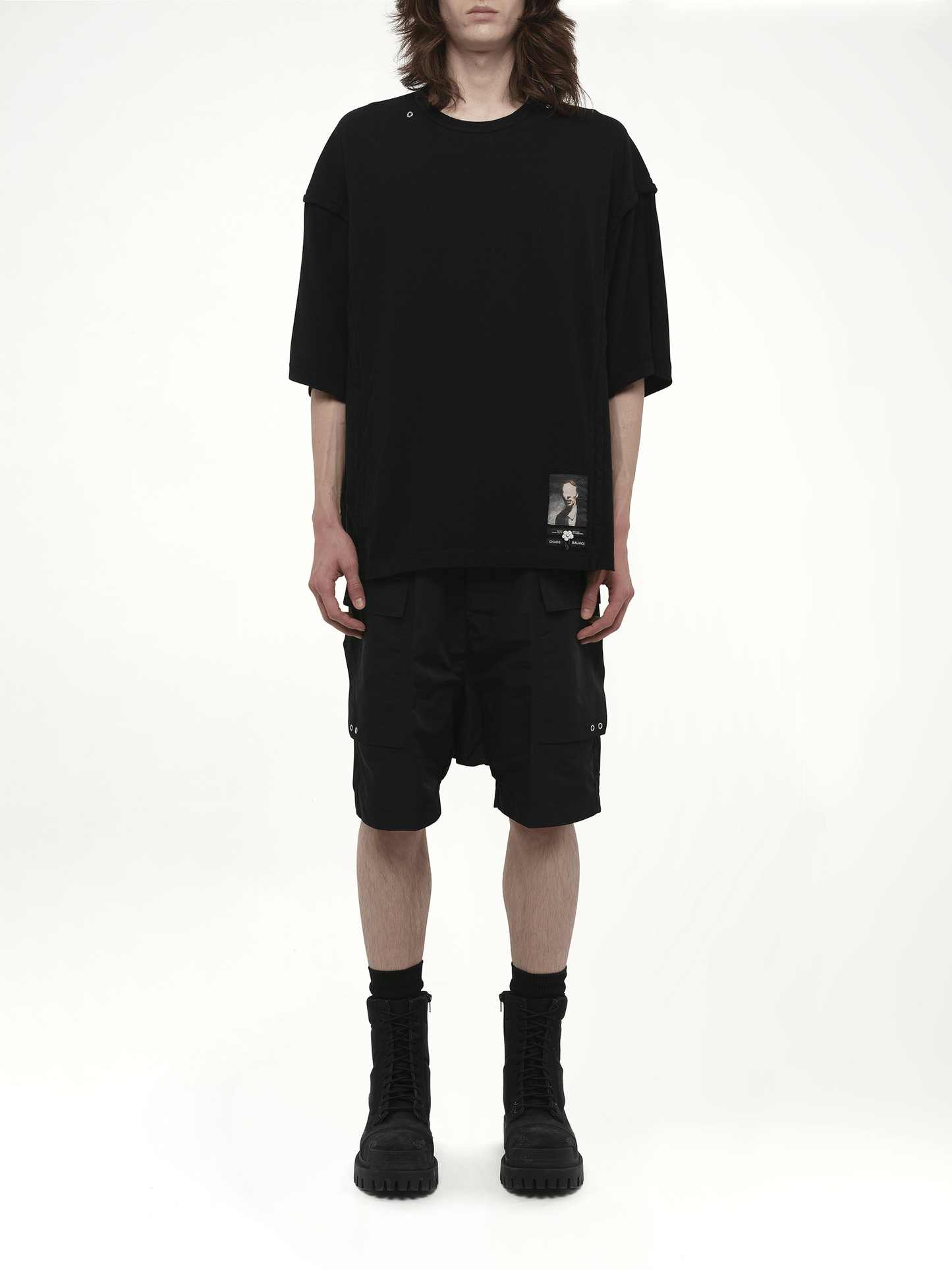 Undercover Chaos Balance T-Shirt in Black