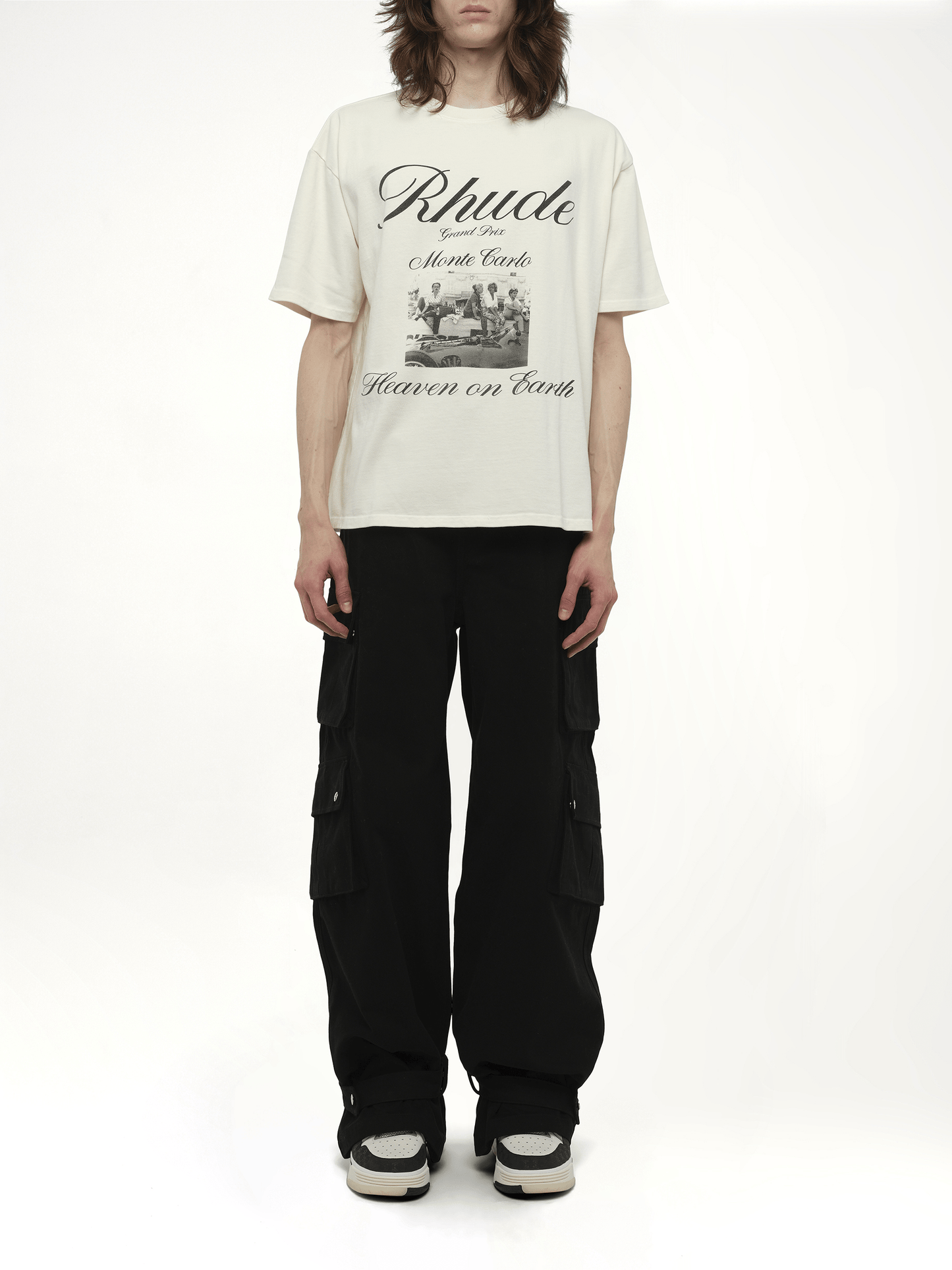 Rhude Heaven on Earth T-Shirt in Vintage White