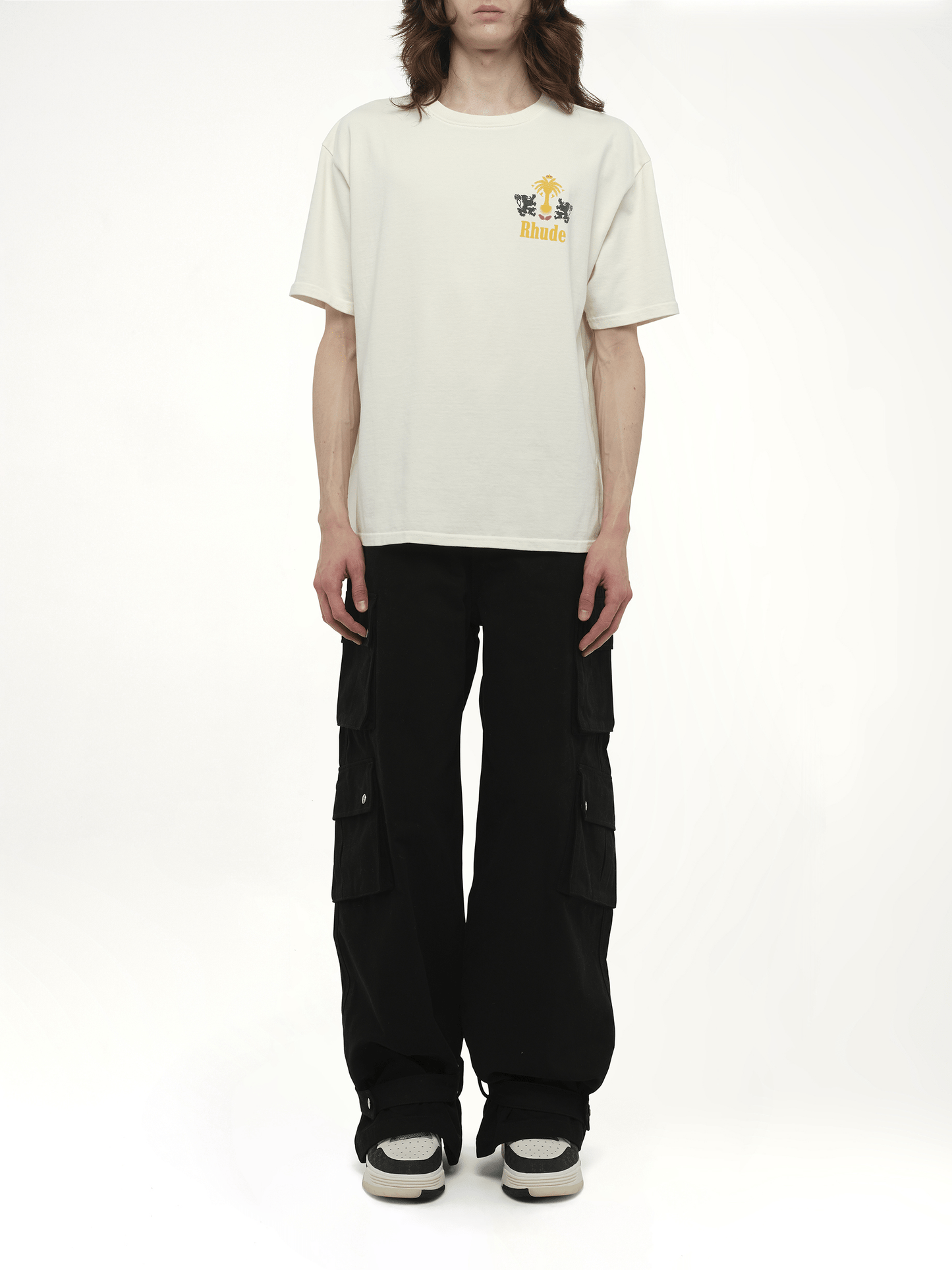 Rhude Rhude Tabaco T-Shirt in Vintage White