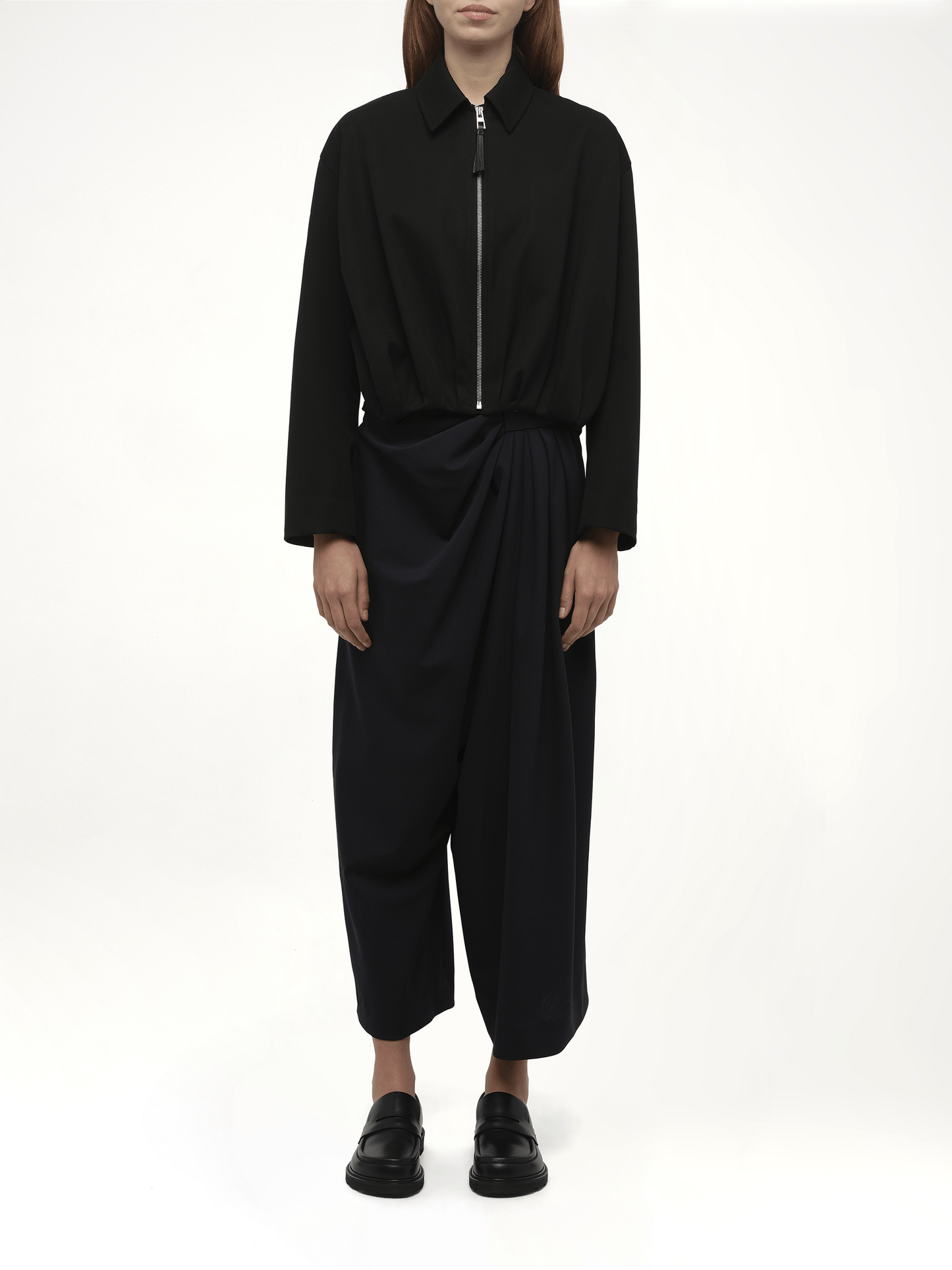Loewe Draped Jacket in Black