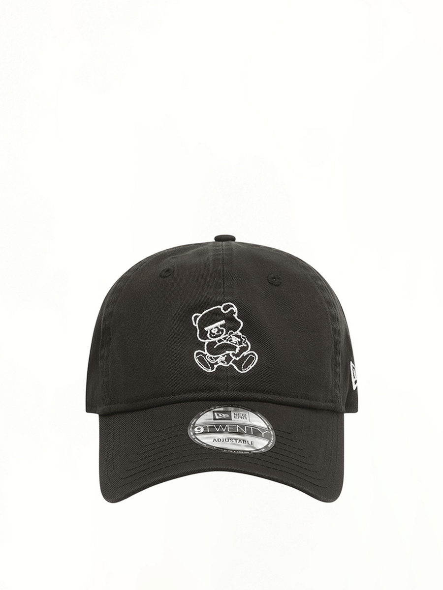 Undercover Teddy Bear Cap in Black