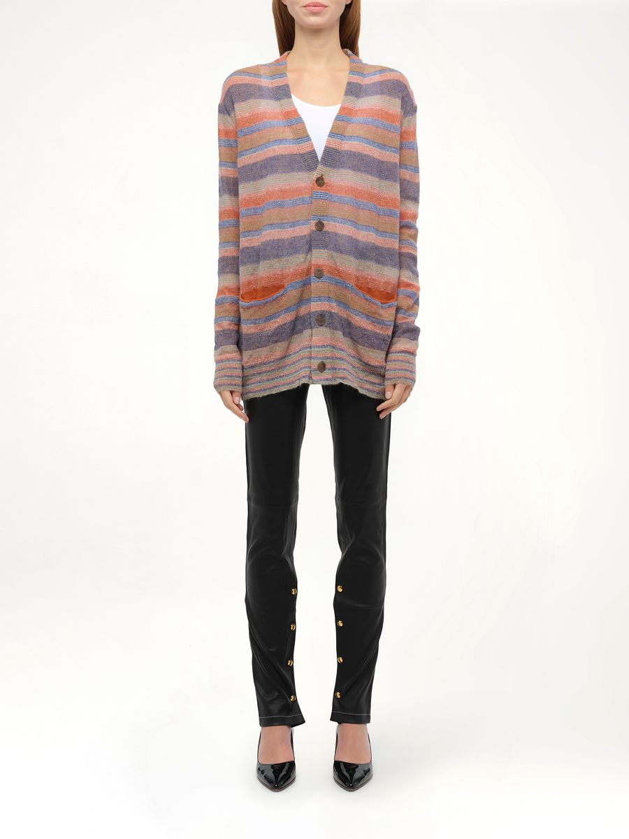 Loewe x Paula Stripe Cardigan in Multicolour