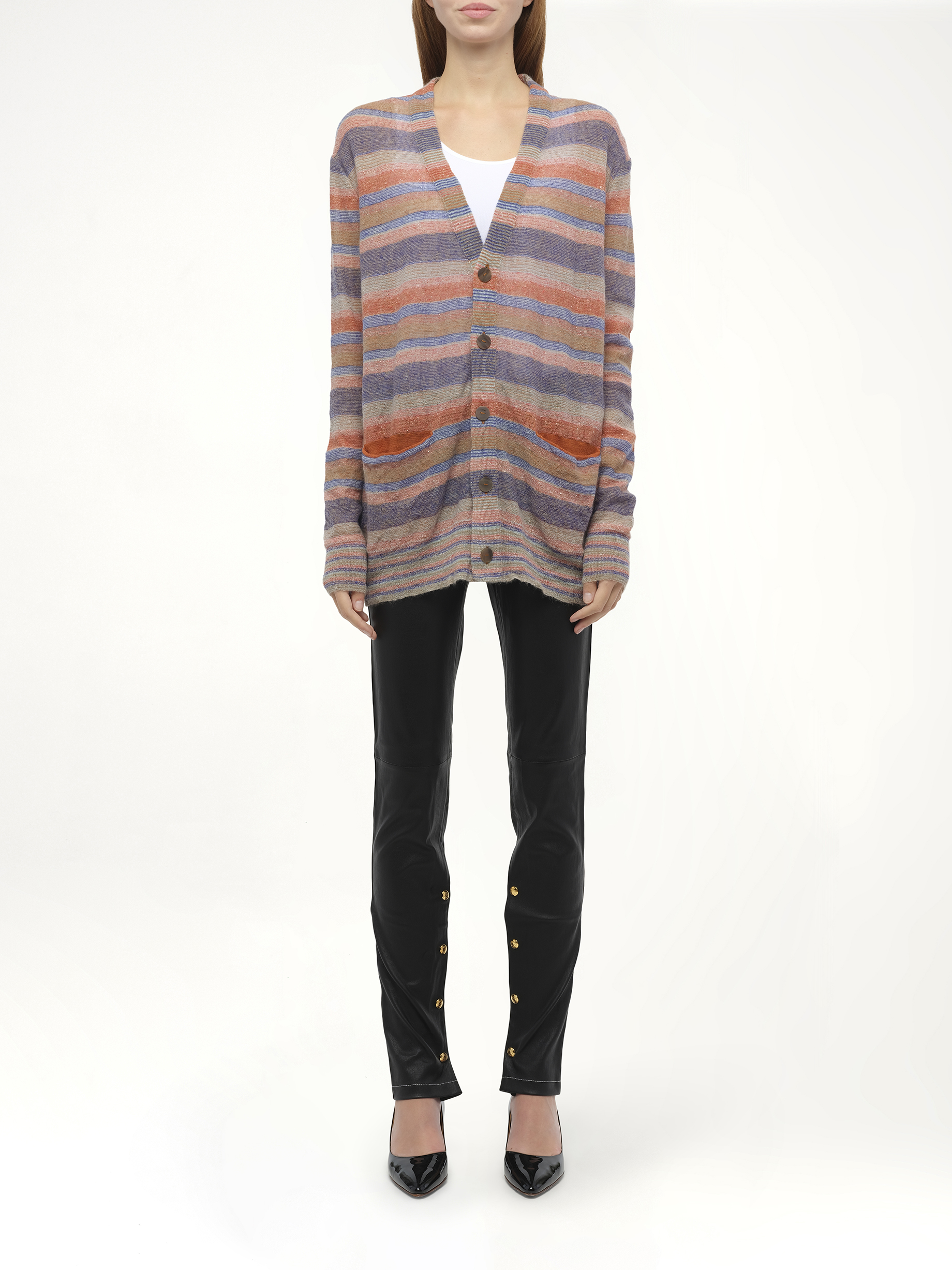 Loewe x Paula Stripe Cardigan in Multicolour