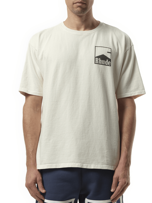 Rhude Rhude Chevron T-Shirt in Vintage White