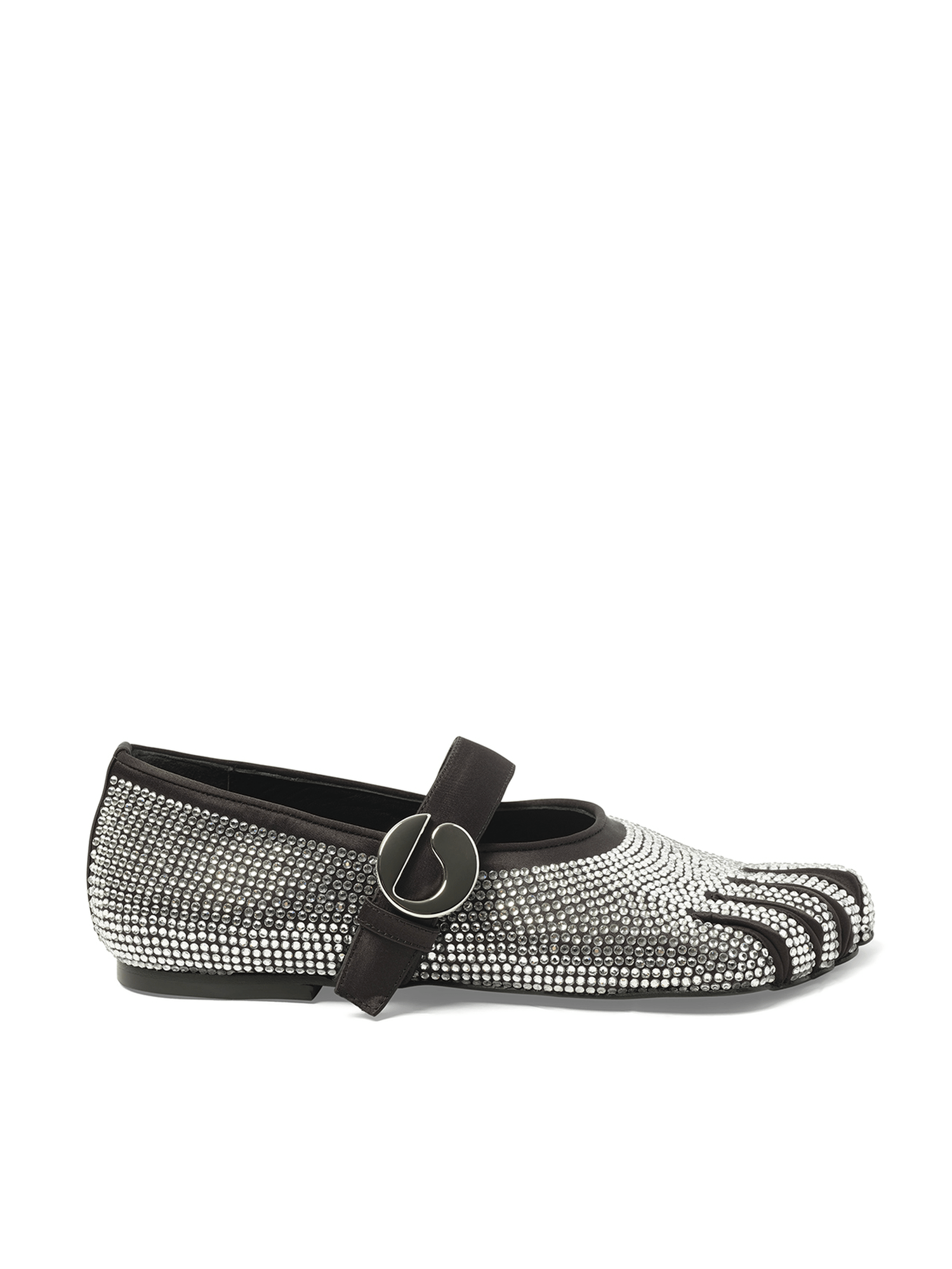 COPERNI Five-Toe Ballerina Belt in Black/Silver | MARAIS COPERNI Five-Toe Ballerina Belt in Black/Silver | MARAIS