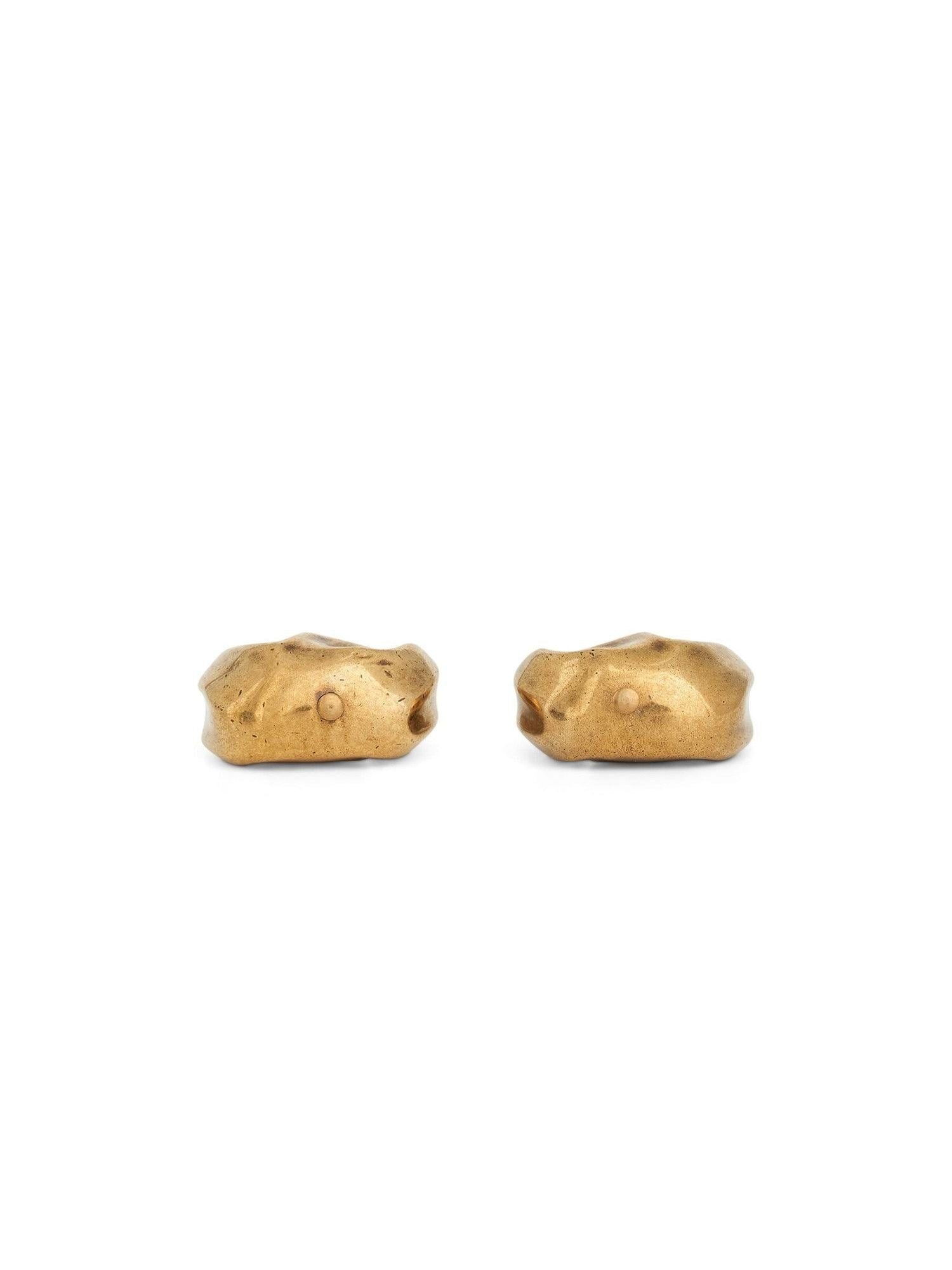 Olivia Medium Hoop Earrings in Antique Gold