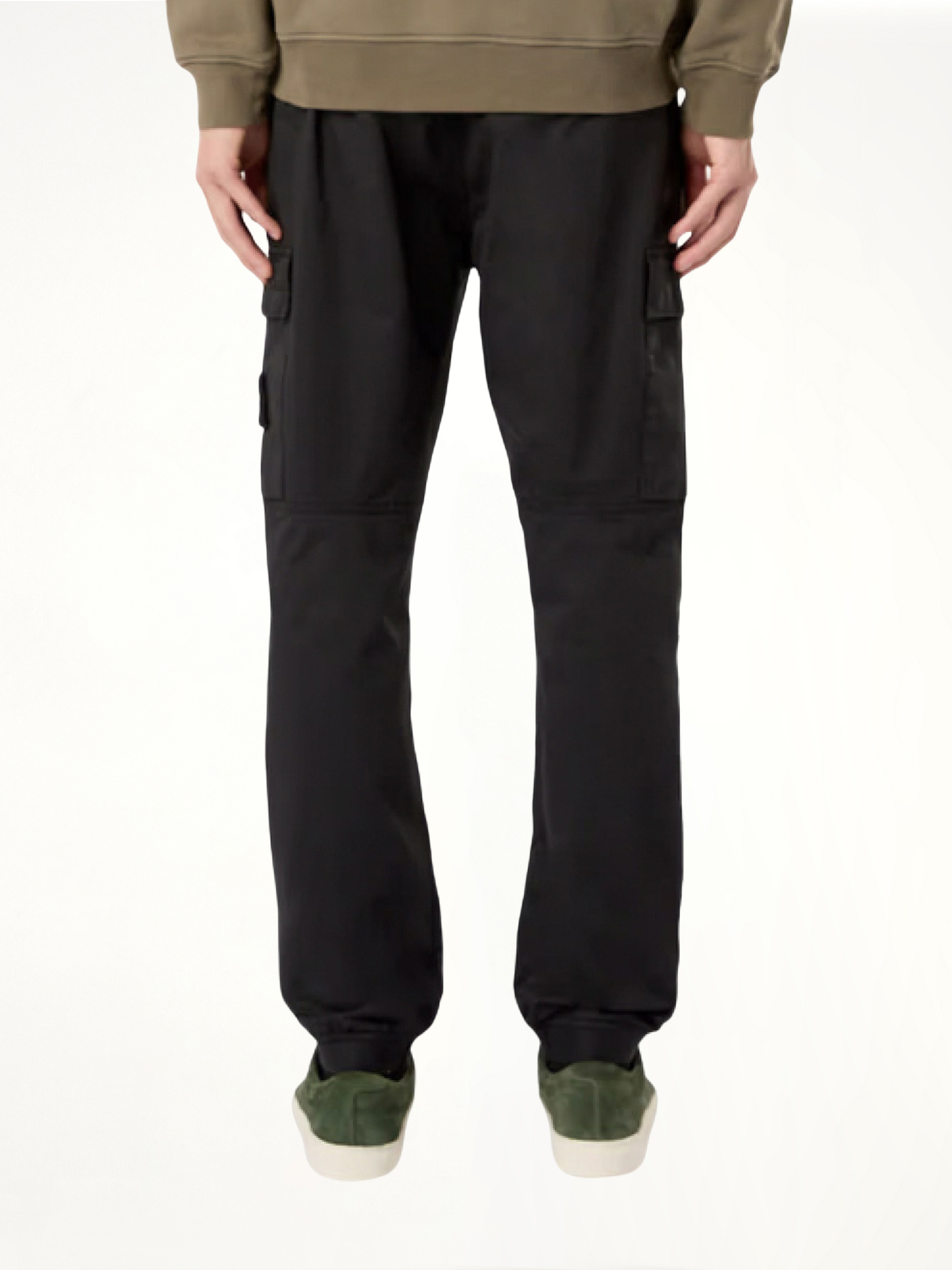 Stone Island Compass Cargo Pants in Black