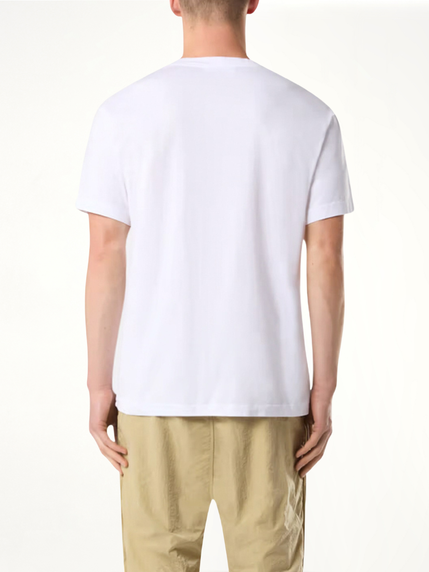 Stone Island Logo Patch T-Shirt in White