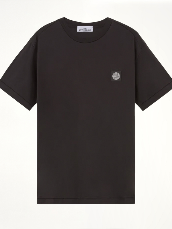 ストーンアイランド ロゴパッチ Tシャツ ブラック