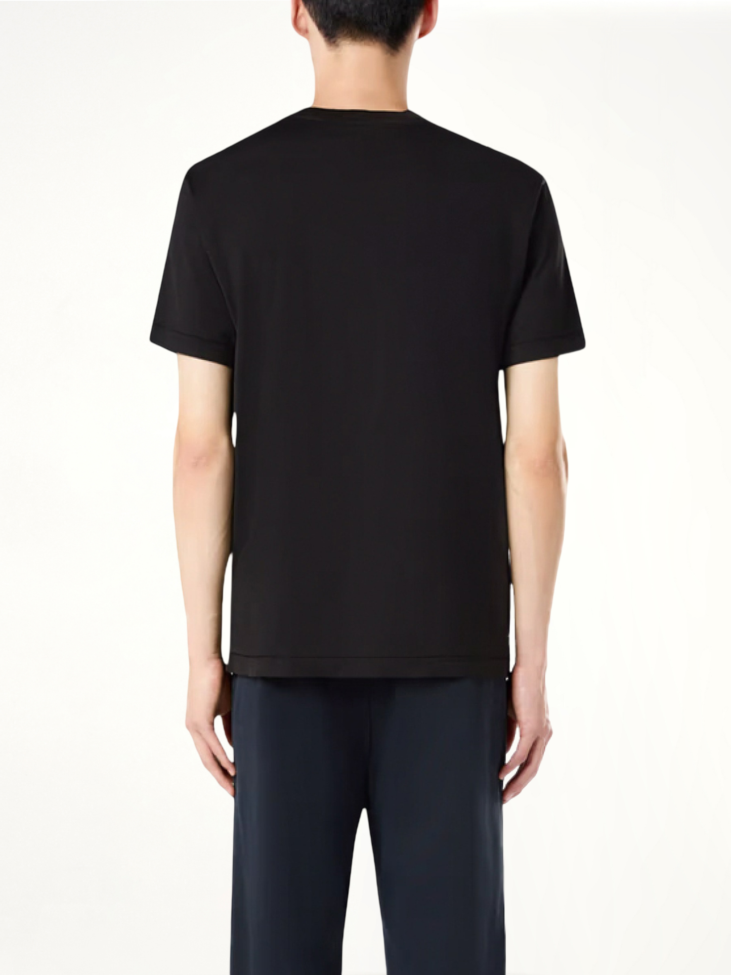 Stone Island Logo Patch T-Shirt in Black