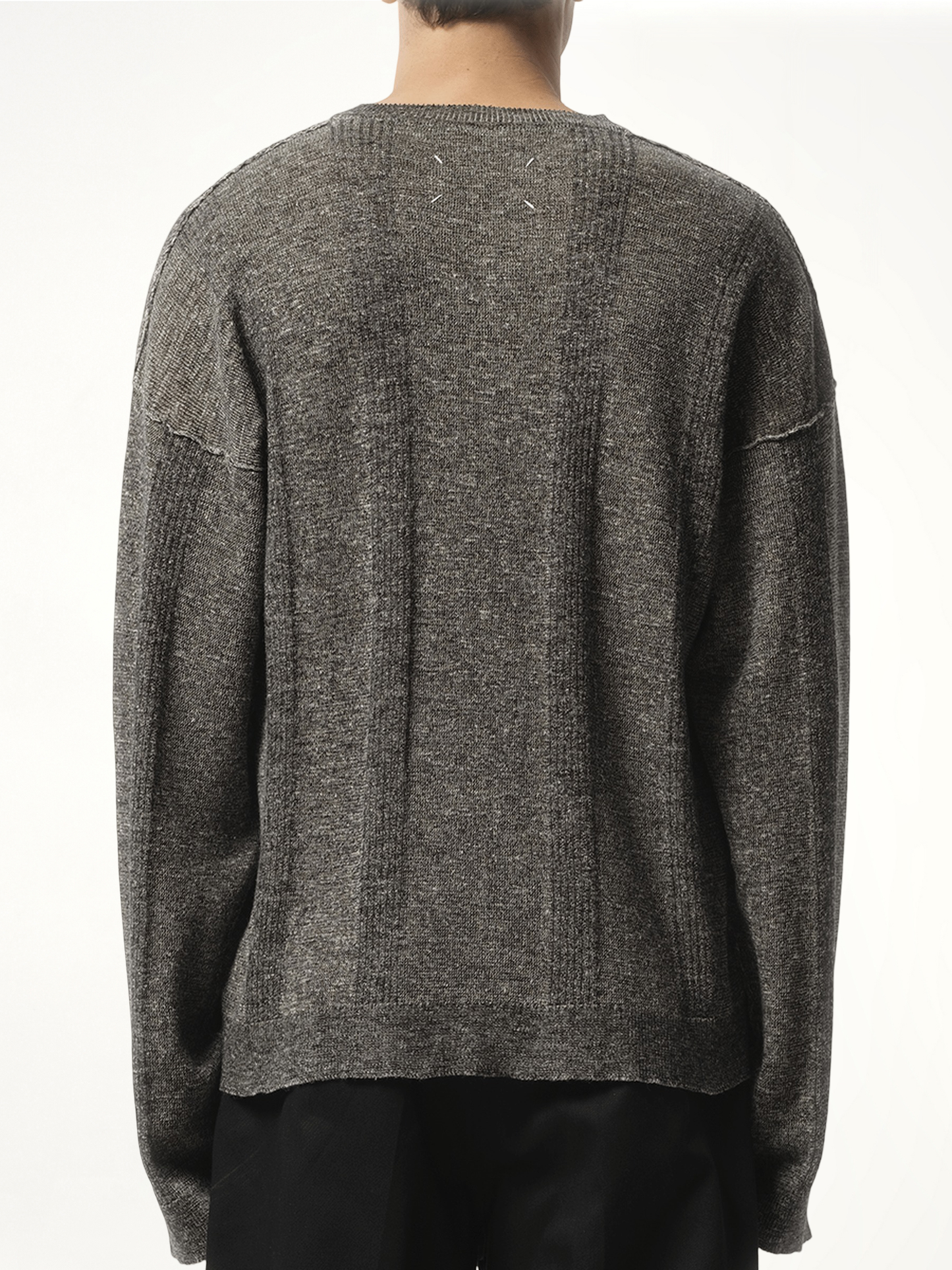 V-Neck Sweater in Black