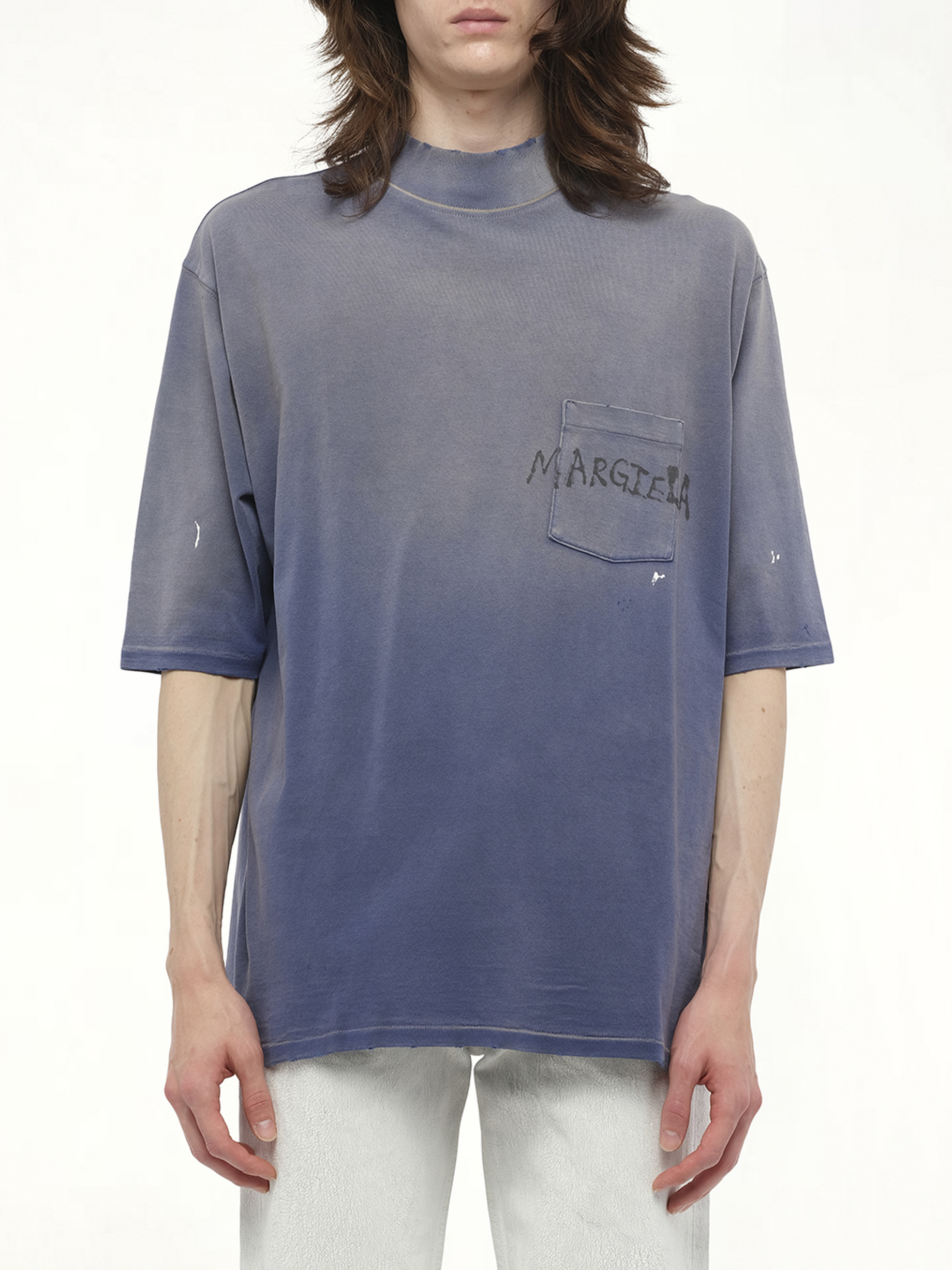マルジェラTシャツ ヴィンテージブルー