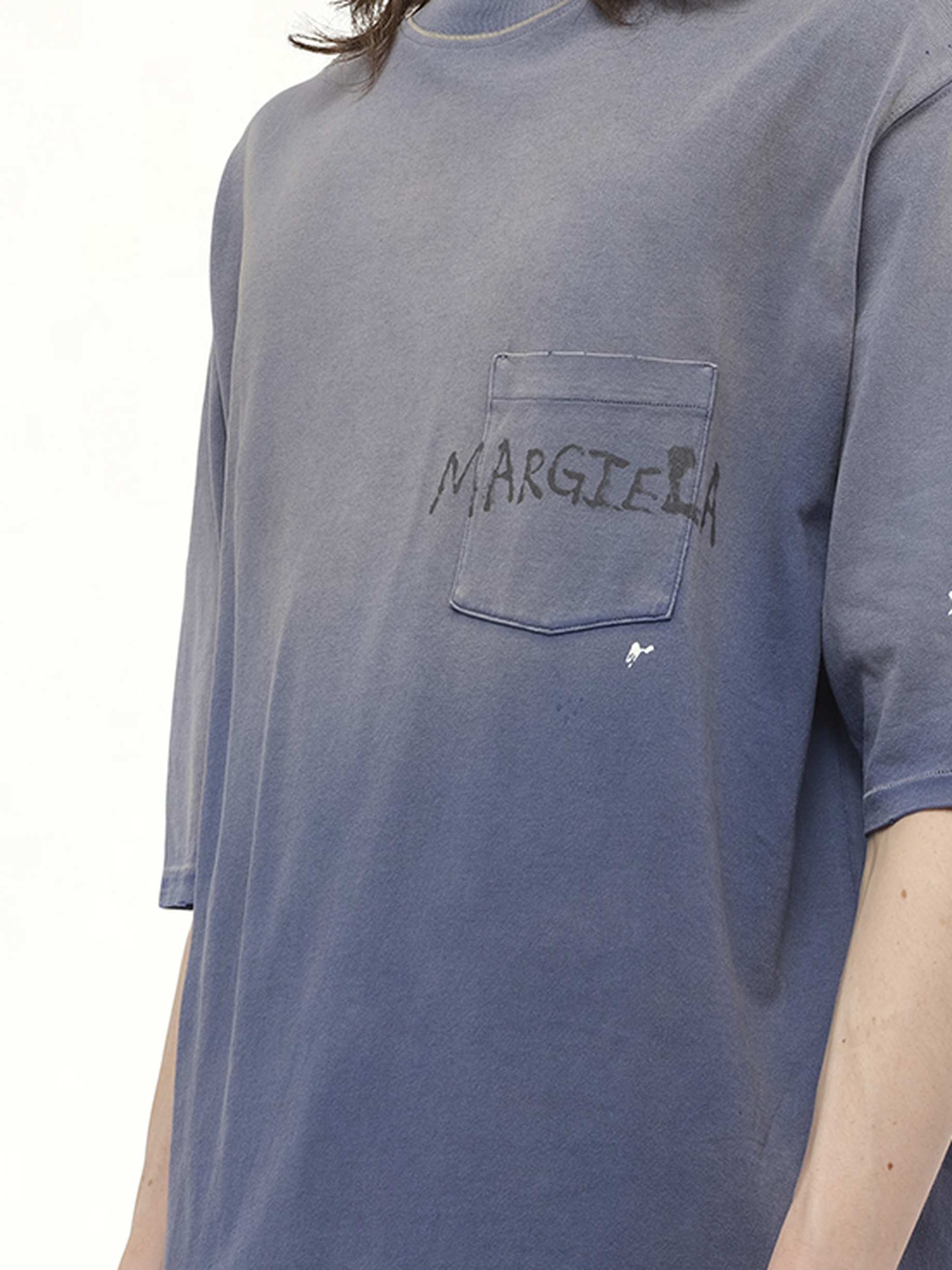 マルジェラTシャツ ヴィンテージブルー