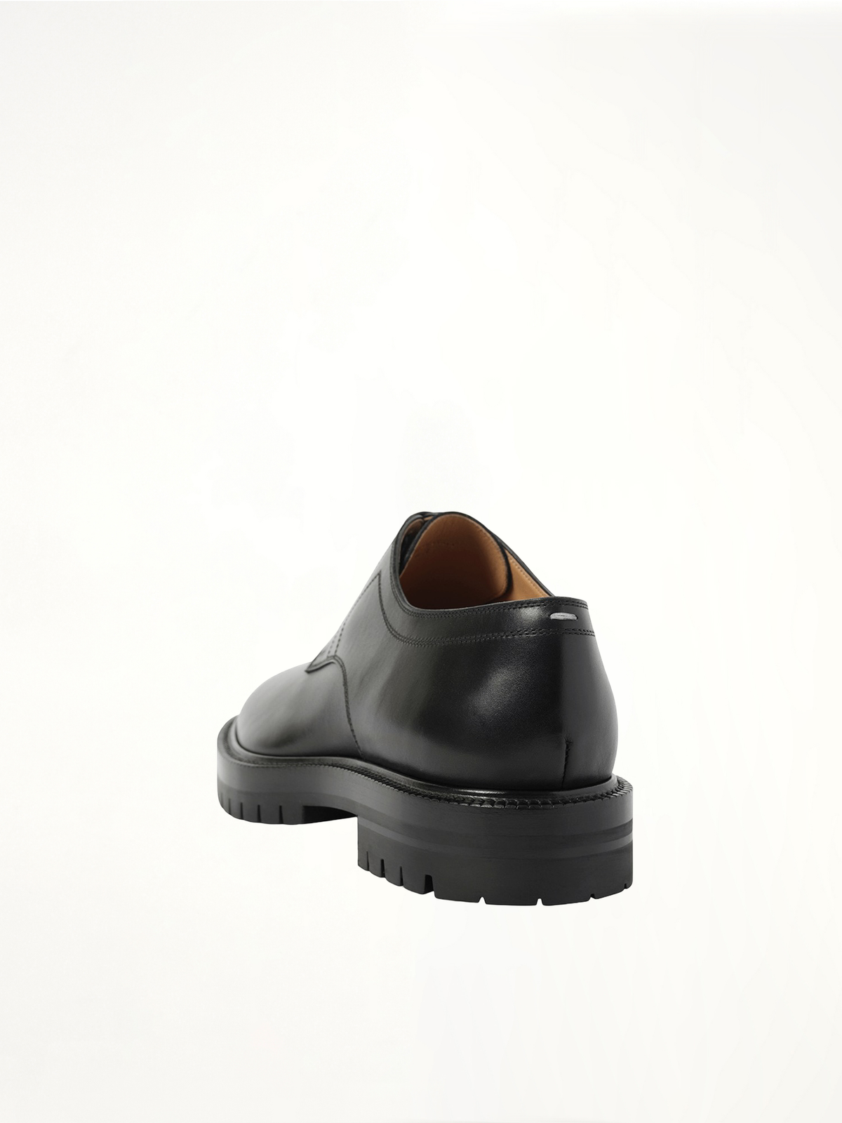 Tabi County Lace-Up in Black Back View | MAISON MARGIELA
