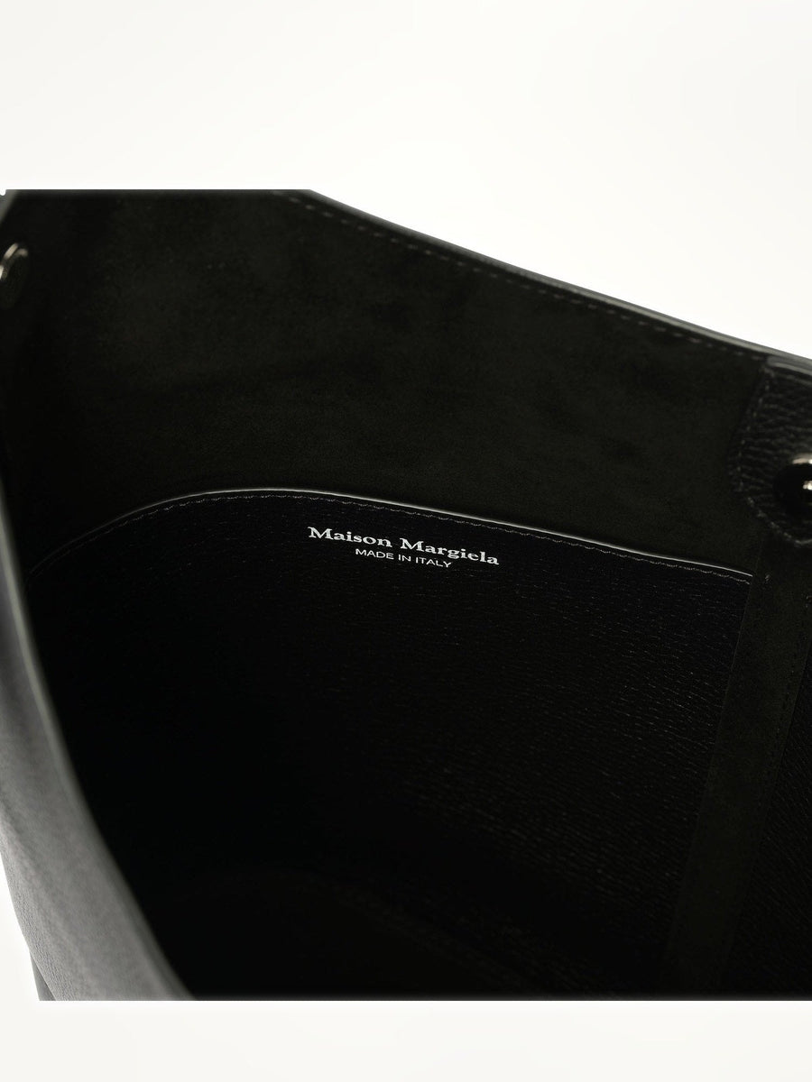 Maison Margiela Dress-Age Hobo Bag in Black/Chestnut