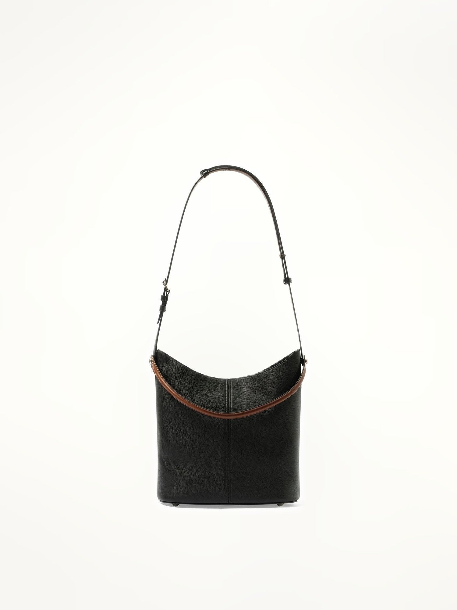Maison Margiela Dress-Age Hobo Bag in Black/Chestnut