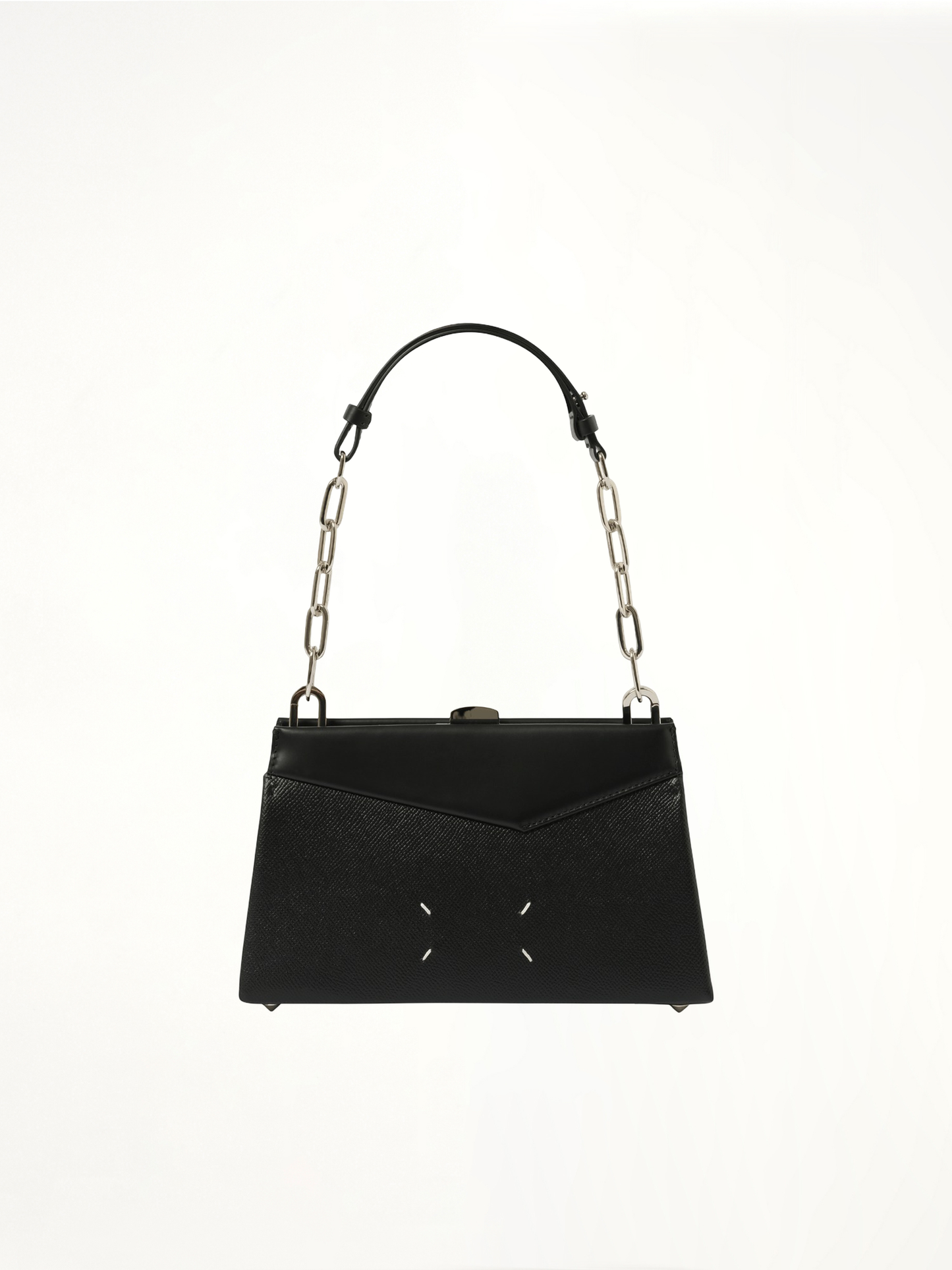 Snatched Small Shoulder Clutch Bag in Black