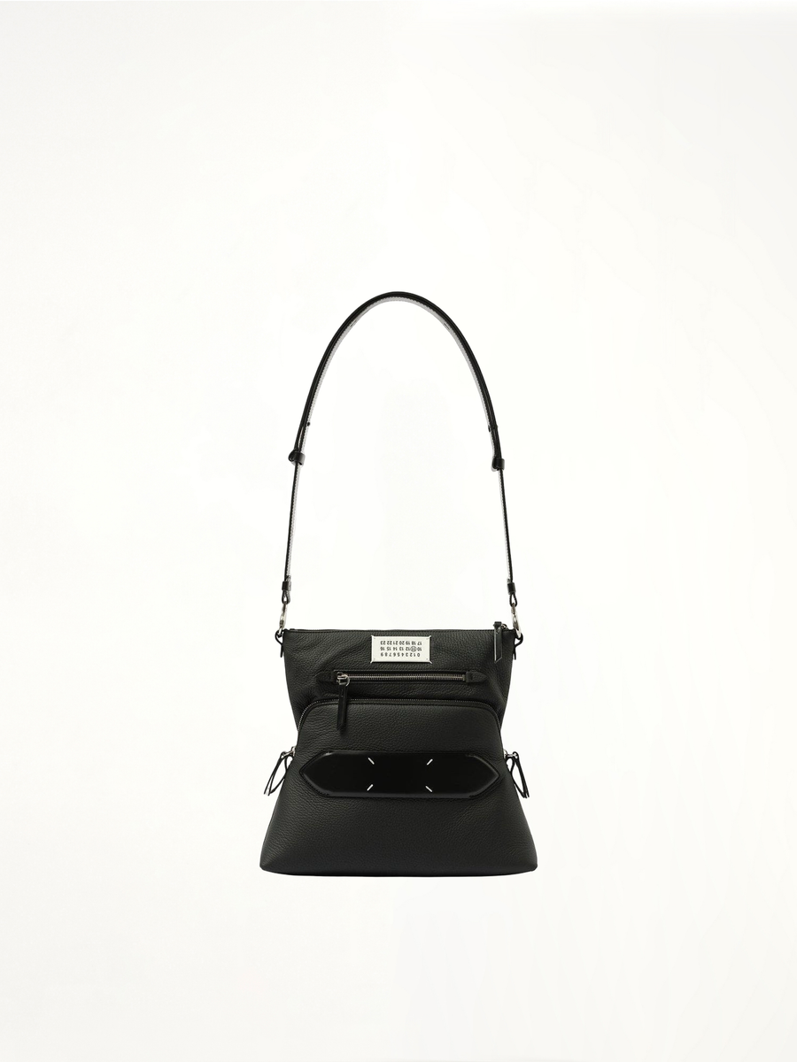 Soft 5AC Multifunction Small Shoulder Bag in Black