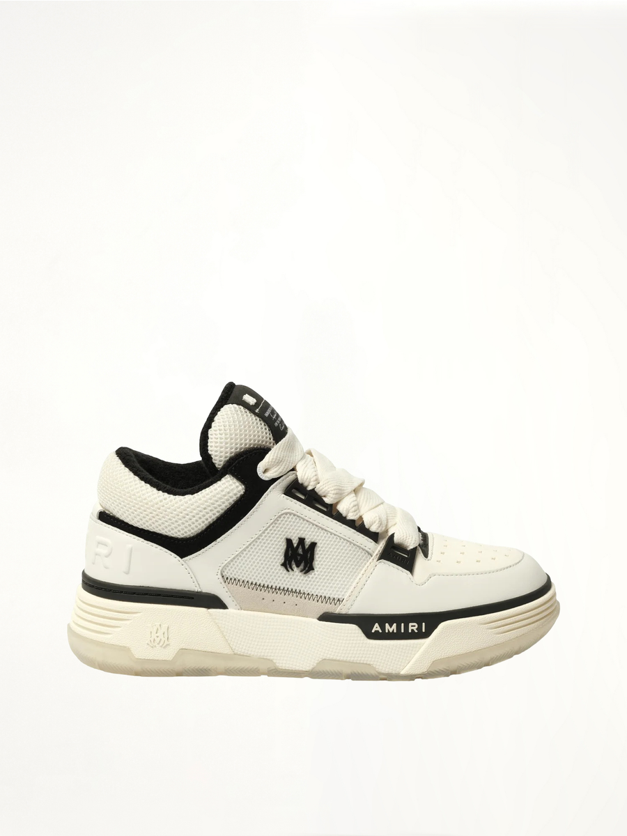 MA-1 Sneaker in White/Black Side View | AMIRI